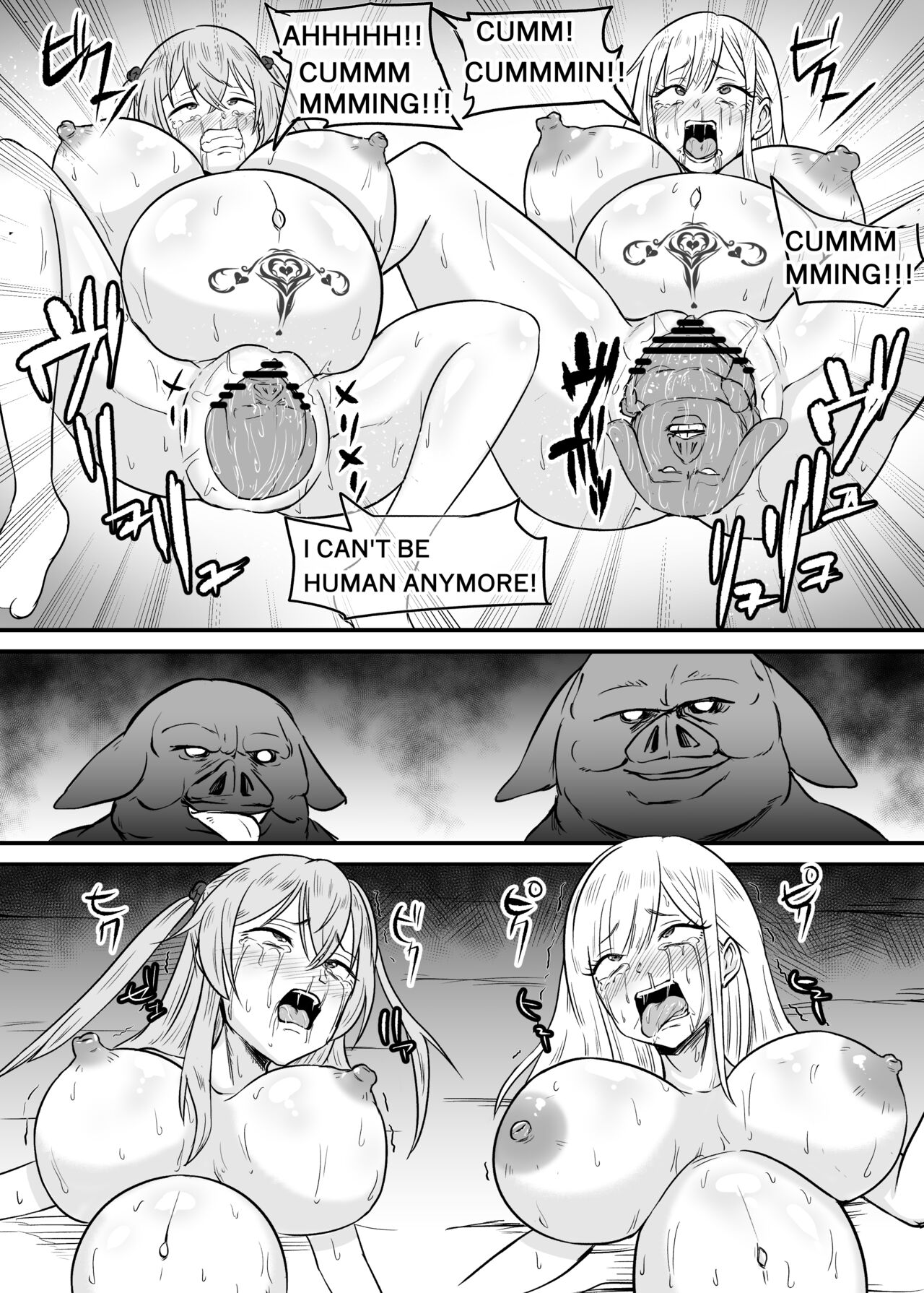 [1ch]My Dress-Up Darling Marin and SaJuna become monster breeding females[English] Page 9