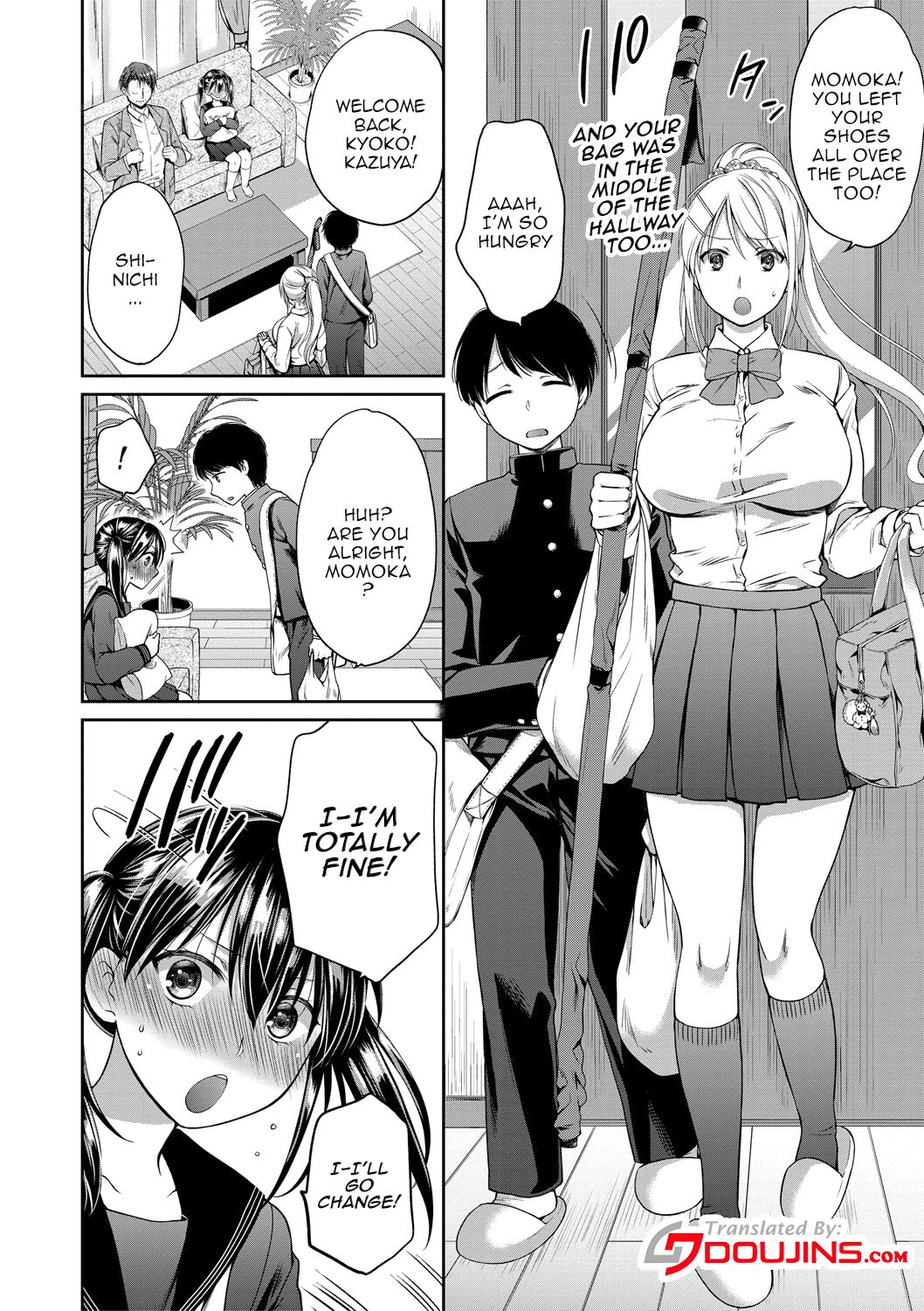 [Harusawa]Nisemono Kazoku - Gifu ni Ochite Iku Musume | Daughter Falling Into Stepfather Ch.1-2[English] {Doujins.com} [Digital] Page 5