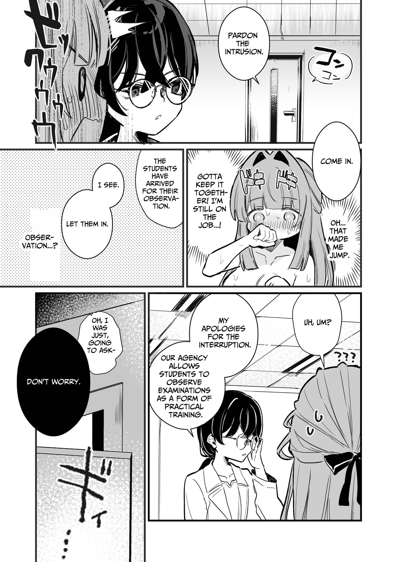 [Grand Plié. (Erohamuchan)]Chikubi Kando Chousa, Hajimemasu[English][Digital] Page 35