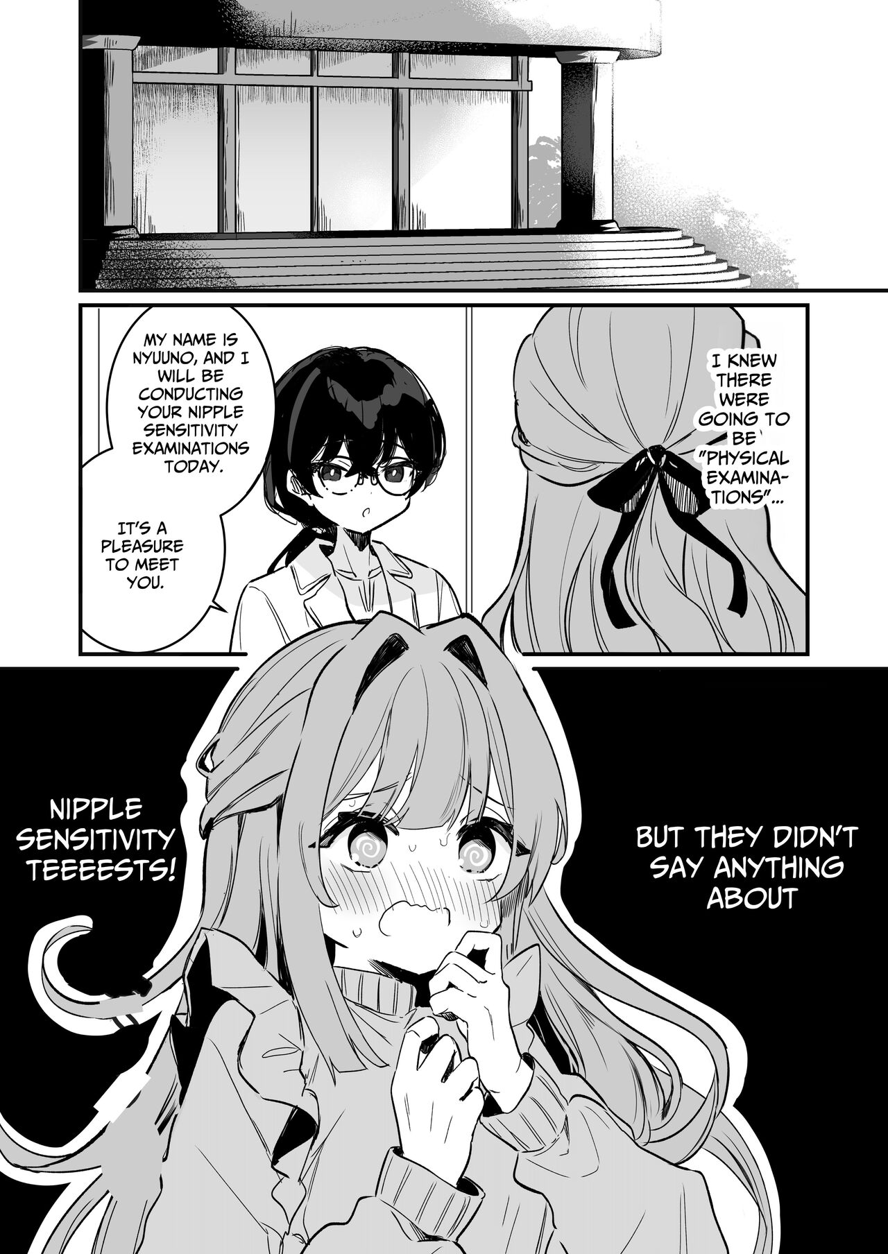 [Grand Plié. (Erohamuchan)]Chikubi Kando Chousa, Hajimemasu[English][Digital] Page 6