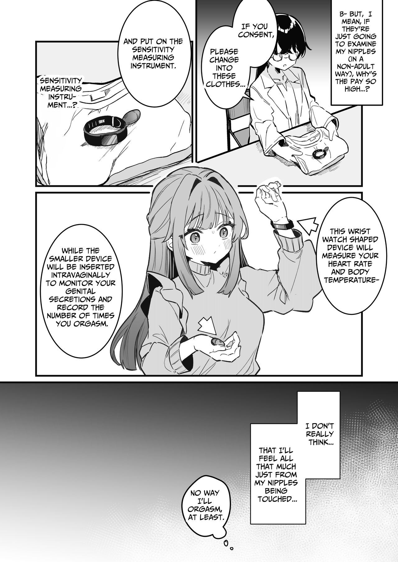 [Grand Plié. (Erohamuchan)]Chikubi Kando Chousa, Hajimemasu[English][Digital] Page 8