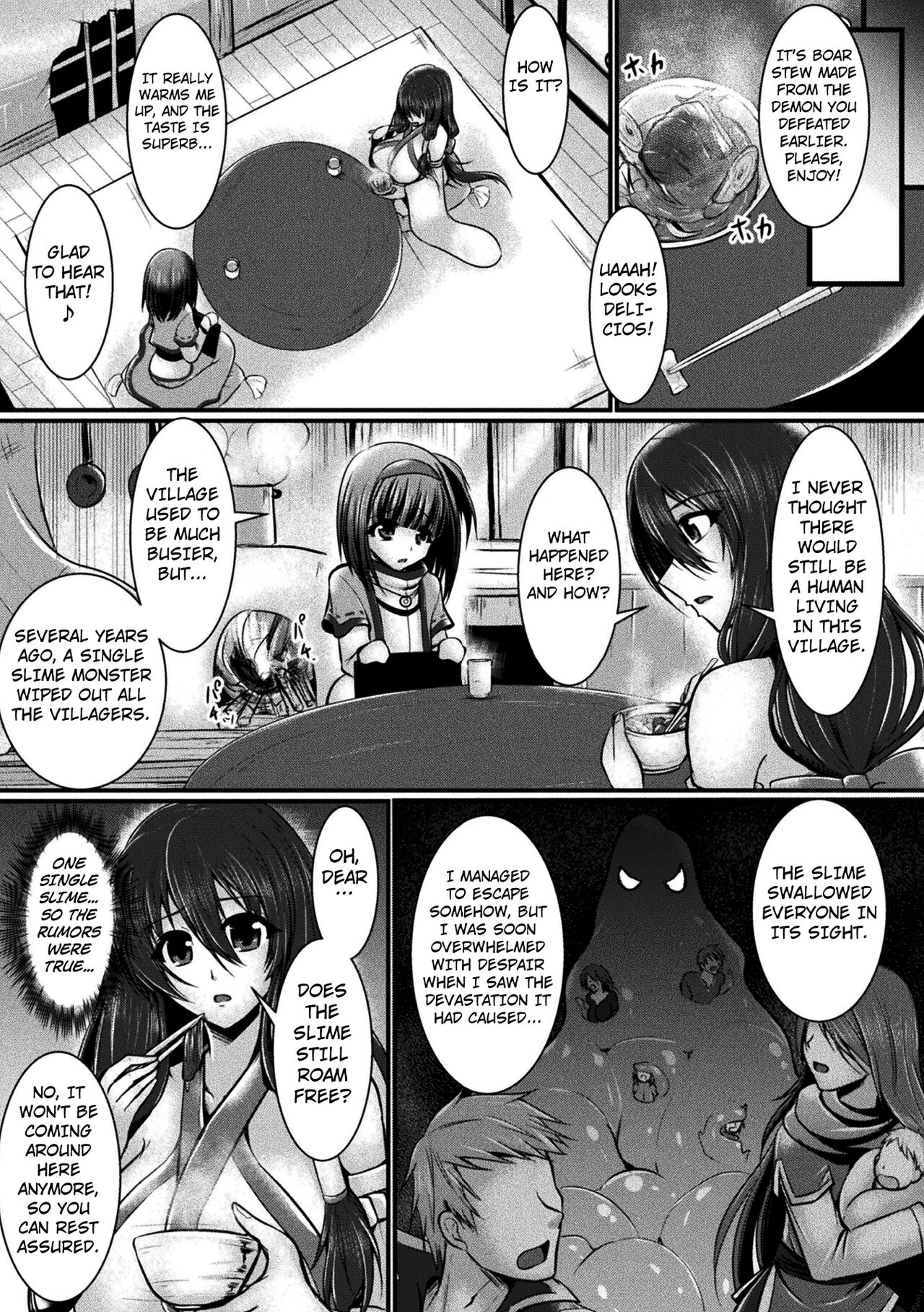 [Seres Ryu]Haison ni Senmu Yami | Hidden Darkness in an Abandoned Village(2D Comic Magazine Slime Kan Futaana Zeme de Funshutsu Acme! Vol. 1) [English] [Kuraudo] [Digital] Page 3