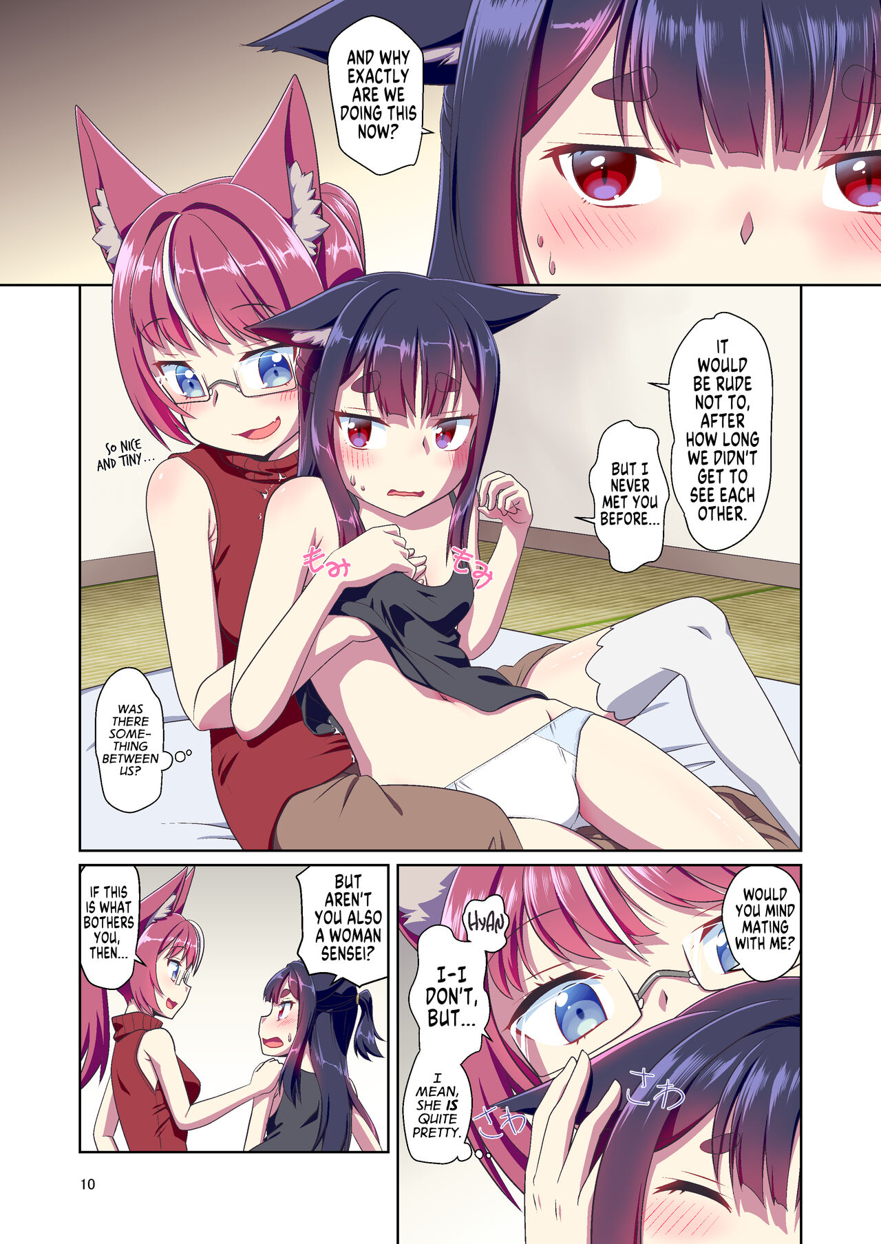[Fumotonoya (Fumotono Mikoto)]Me ga Sametara Kemomimi Shoujo ni Natteita Ohanashi 2 | How I Woke Up as a Girl With Animal Ears Pt.2[English] [GTF] [Digital] Page 10
