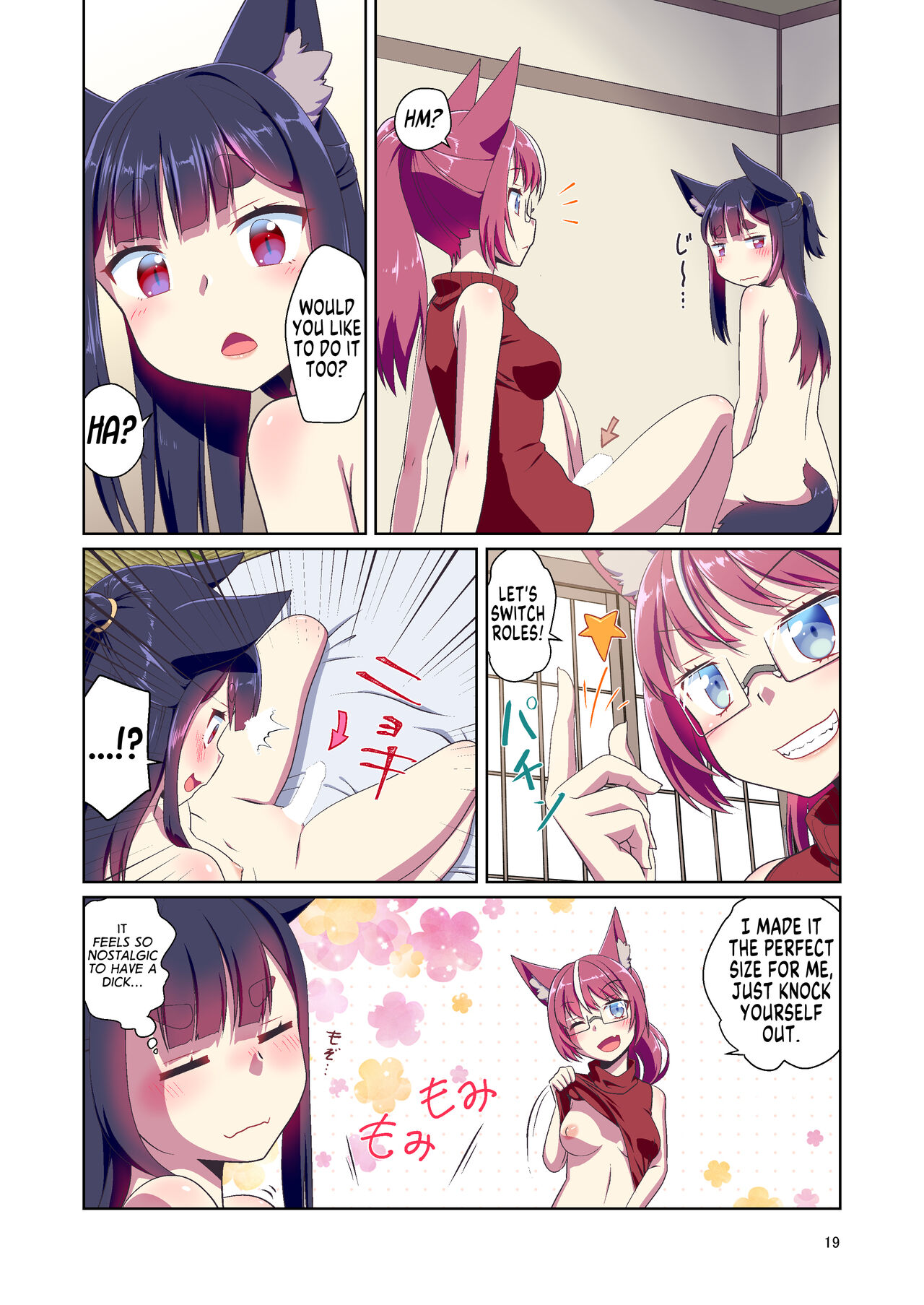 [Fumotonoya (Fumotono Mikoto)]Me ga Sametara Kemomimi Shoujo ni Natteita Ohanashi 2 | How I Woke Up as a Girl With Animal Ears Pt.2[English] [GTF] [Digital] Page 19