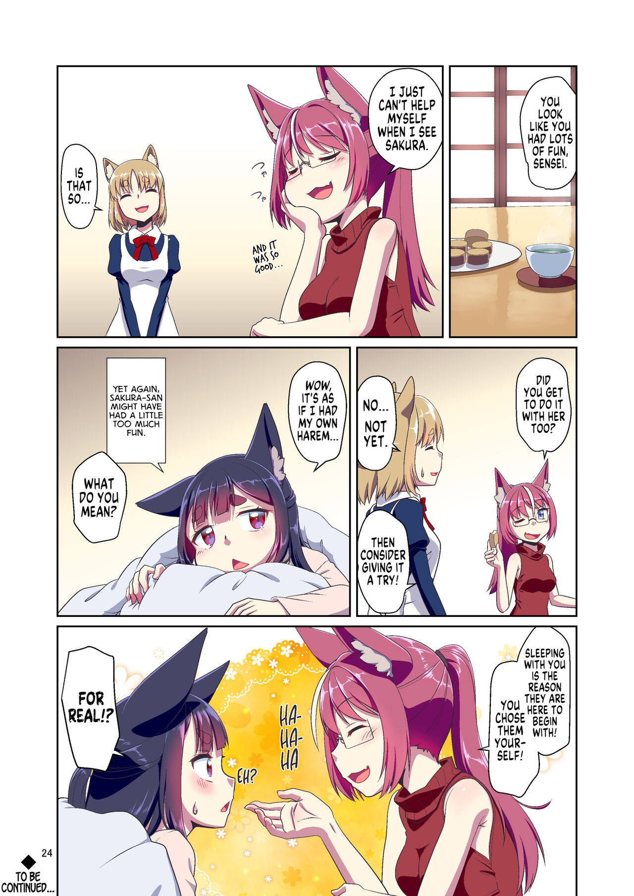 [Fumotonoya (Fumotono Mikoto)]Me ga Sametara Kemomimi Shoujo ni Natteita Ohanashi 2 | How I Woke Up as a Girl With Animal Ears Pt.2[English] [GTF] [Digital] Page 24
