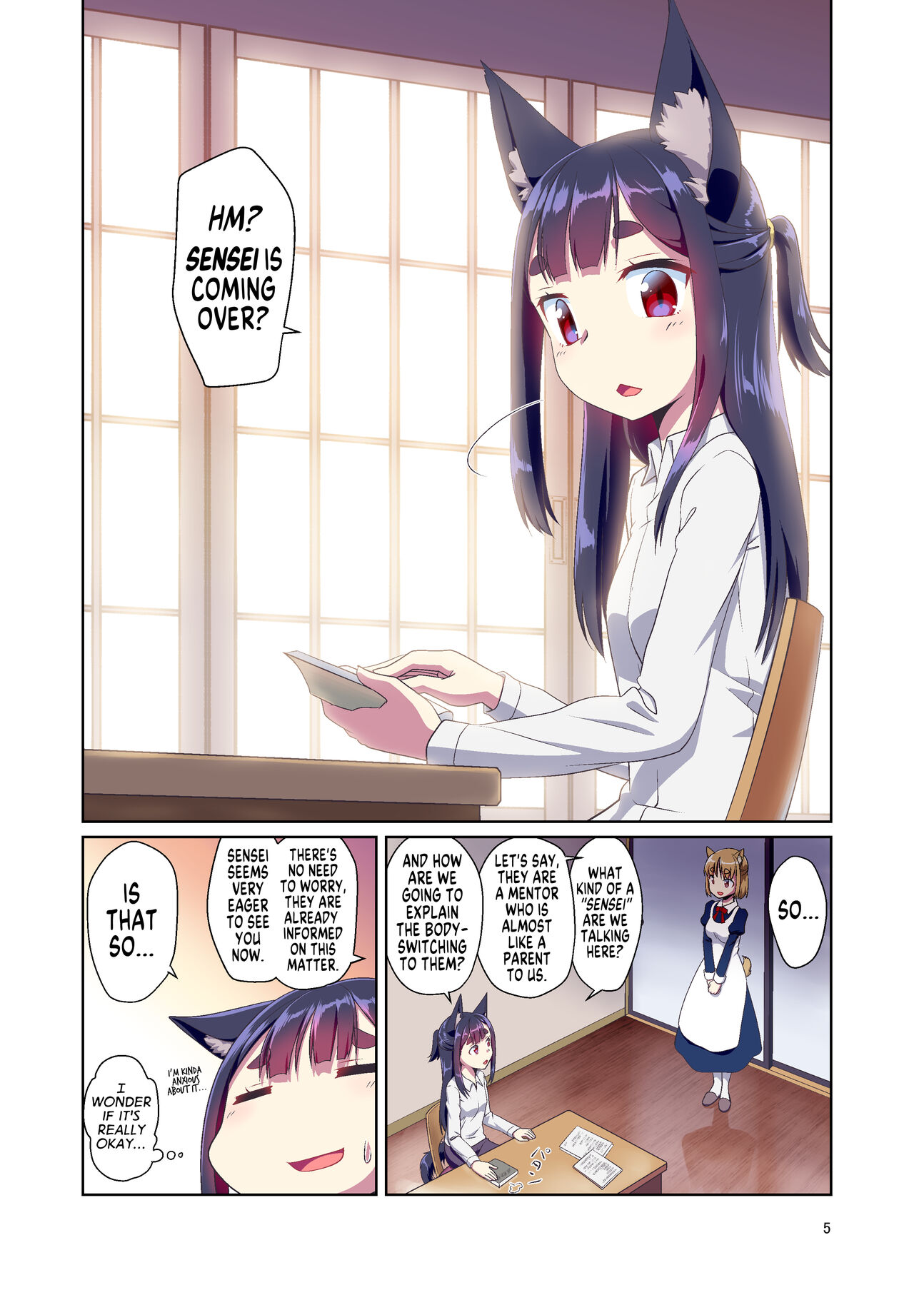 [Fumotonoya (Fumotono Mikoto)]Me ga Sametara Kemomimi Shoujo ni Natteita Ohanashi 2 | How I Woke Up as a Girl With Animal Ears Pt.2[English] [GTF] [Digital] Page 5