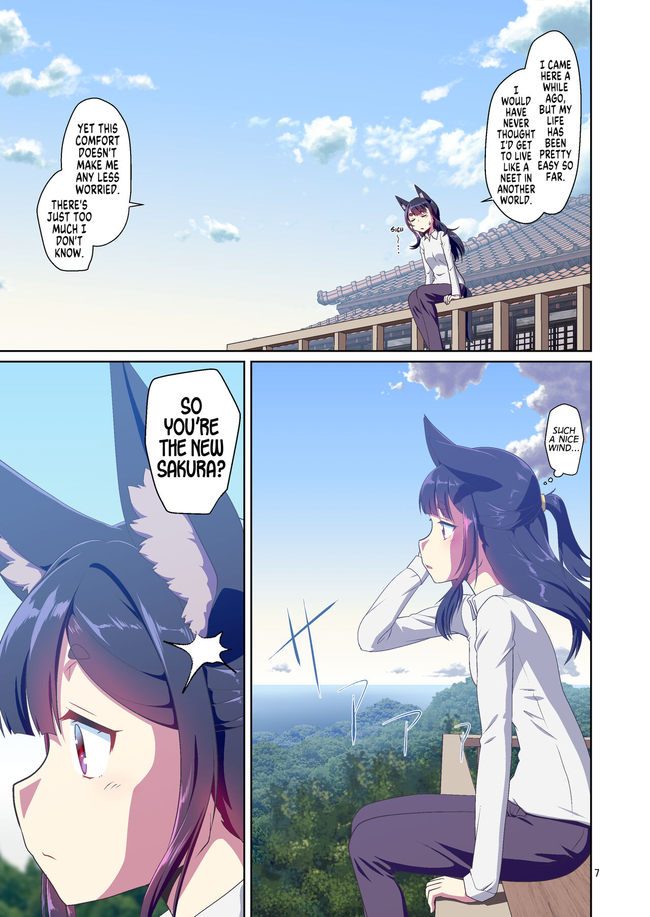 [Fumotonoya (Fumotono Mikoto)]Me ga Sametara Kemomimi Shoujo ni Natteita Ohanashi 2 | How I Woke Up as a Girl With Animal Ears Pt.2[English] [GTF] [Digital] Page 7
