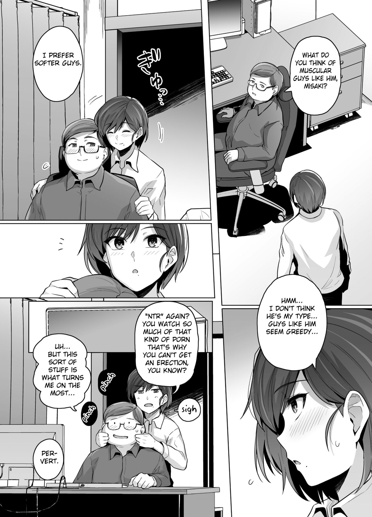 [Royal Bitch (Haruhisky)]Tsuma ga, Tanin no Mesu ni naru made -Short Cut Kyonyuu Tsuma Sasaki Misaki Hen-[English] [Fated Circle] [Digital] Page 8