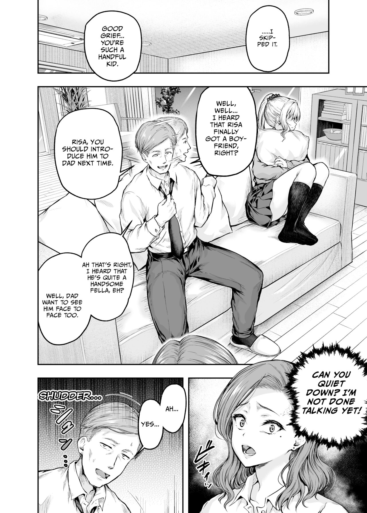 [Sazareito (Ohnaka Ito)]Mama ga Muchuu na Musume no Kareshi 1 - Kono Chinpo wa Kyouikujou Yoroshikunai node Mama ga Shori Shimasu.[English] [Vivid Rabbit Translation] [Digital] Page 17