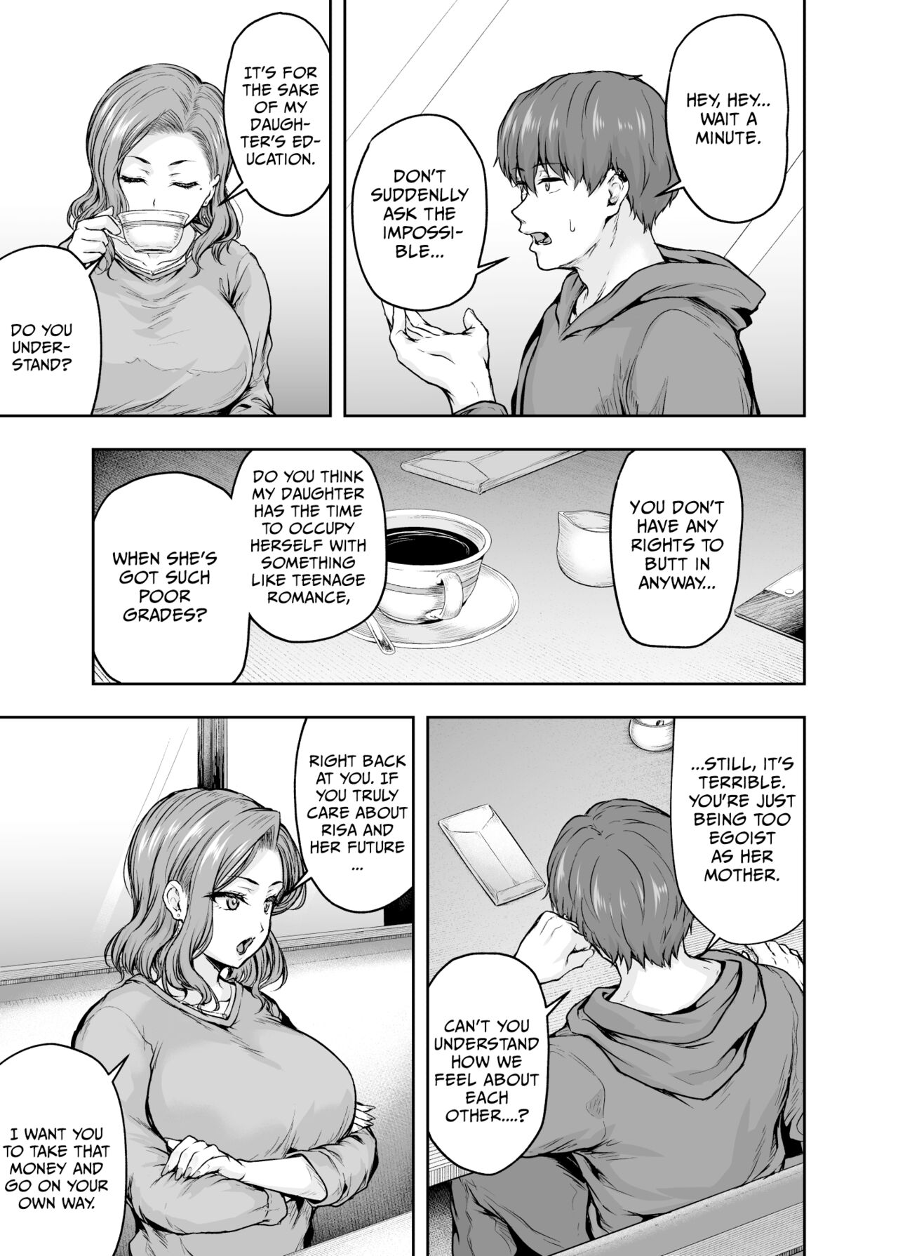 [Sazareito (Ohnaka Ito)]Mama ga Muchuu na Musume no Kareshi 1 - Kono Chinpo wa Kyouikujou Yoroshikunai node Mama ga Shori Shimasu.[English] [Vivid Rabbit Translation] [Digital] Page 26