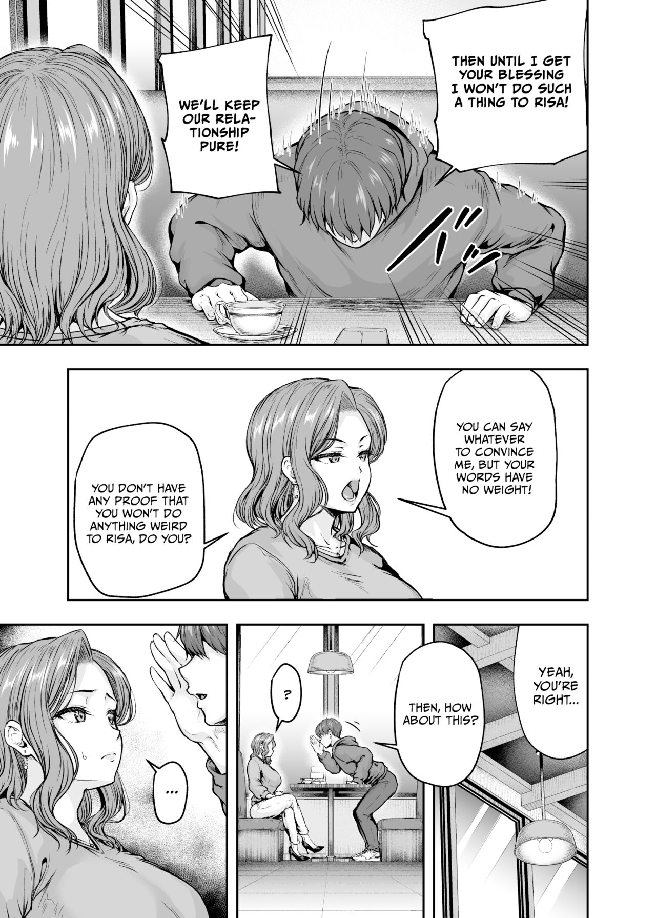 [Sazareito (Ohnaka Ito)]Mama ga Muchuu na Musume no Kareshi 1 - Kono Chinpo wa Kyouikujou Yoroshikunai node Mama ga Shori Shimasu.[English] [Vivid Rabbit Translation] [Digital] Page 28