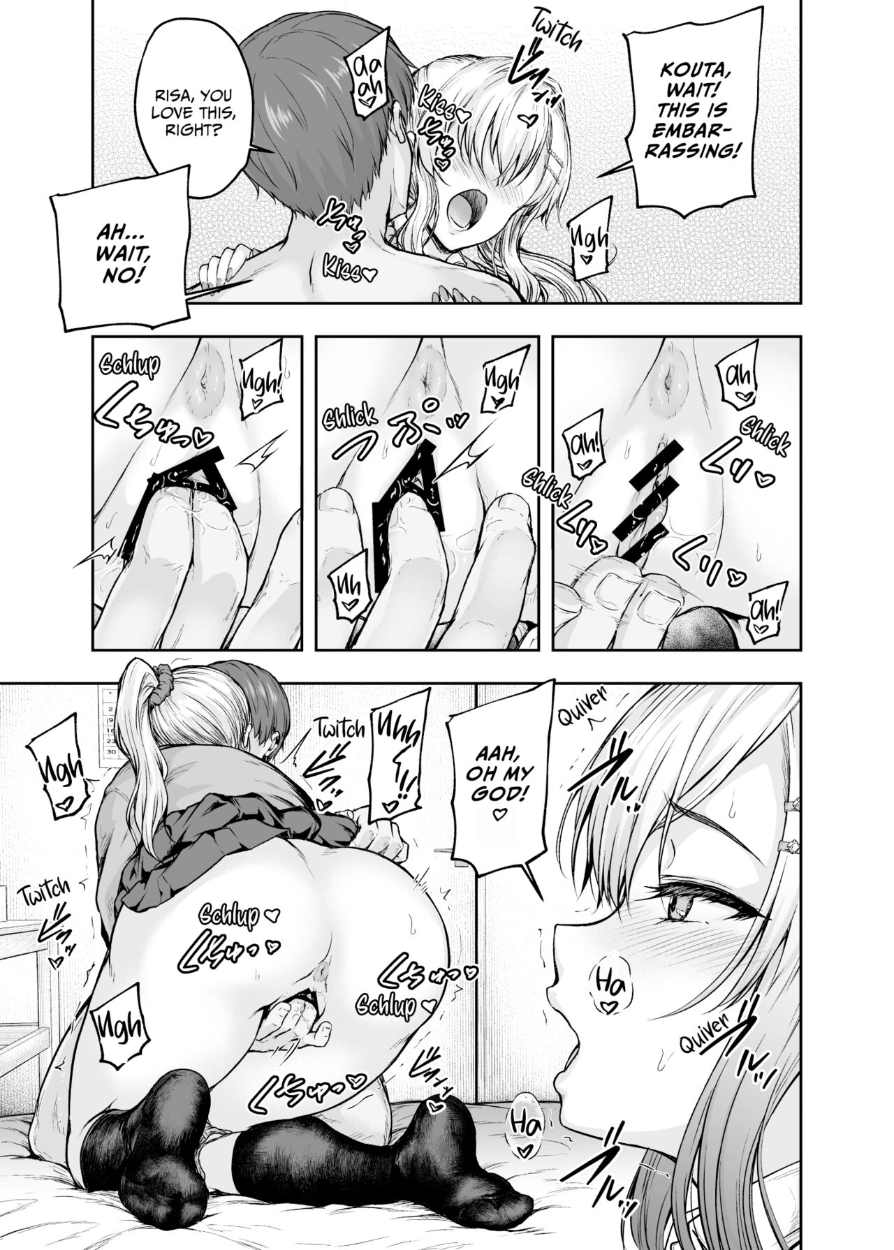 [Sazareito (Ohnaka Ito)]Mama ga Muchuu na Musume no Kareshi 1 - Kono Chinpo wa Kyouikujou Yoroshikunai node Mama ga Shori Shimasu.[English] [Vivid Rabbit Translation] [Digital] Page 4