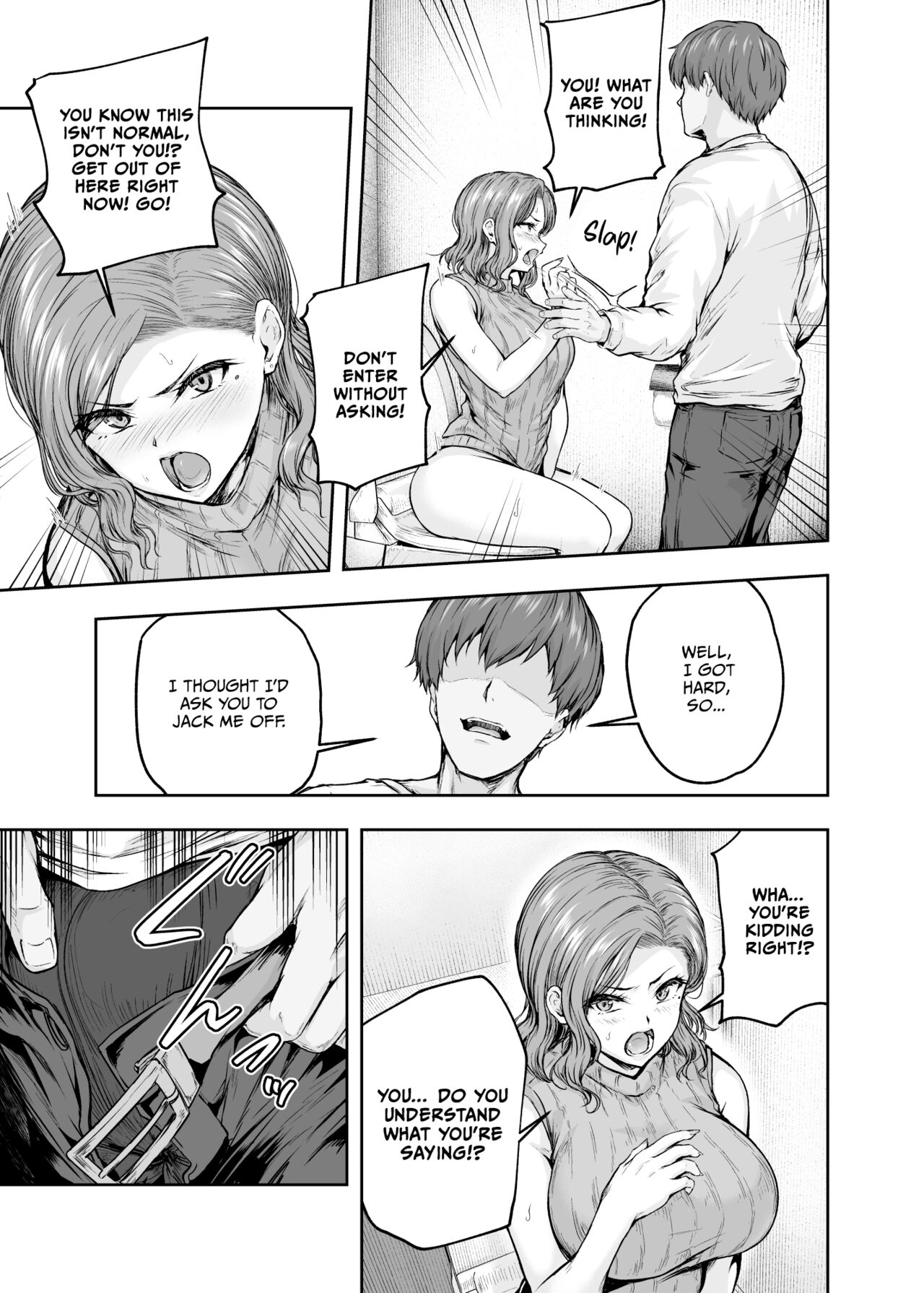 [Sazareito (Ohnaka Ito)]Mama ga Muchuu na Musume no Kareshi 1 - Kono Chinpo wa Kyouikujou Yoroshikunai node Mama ga Shori Shimasu.[English] [Vivid Rabbit Translation] [Digital] Page 40