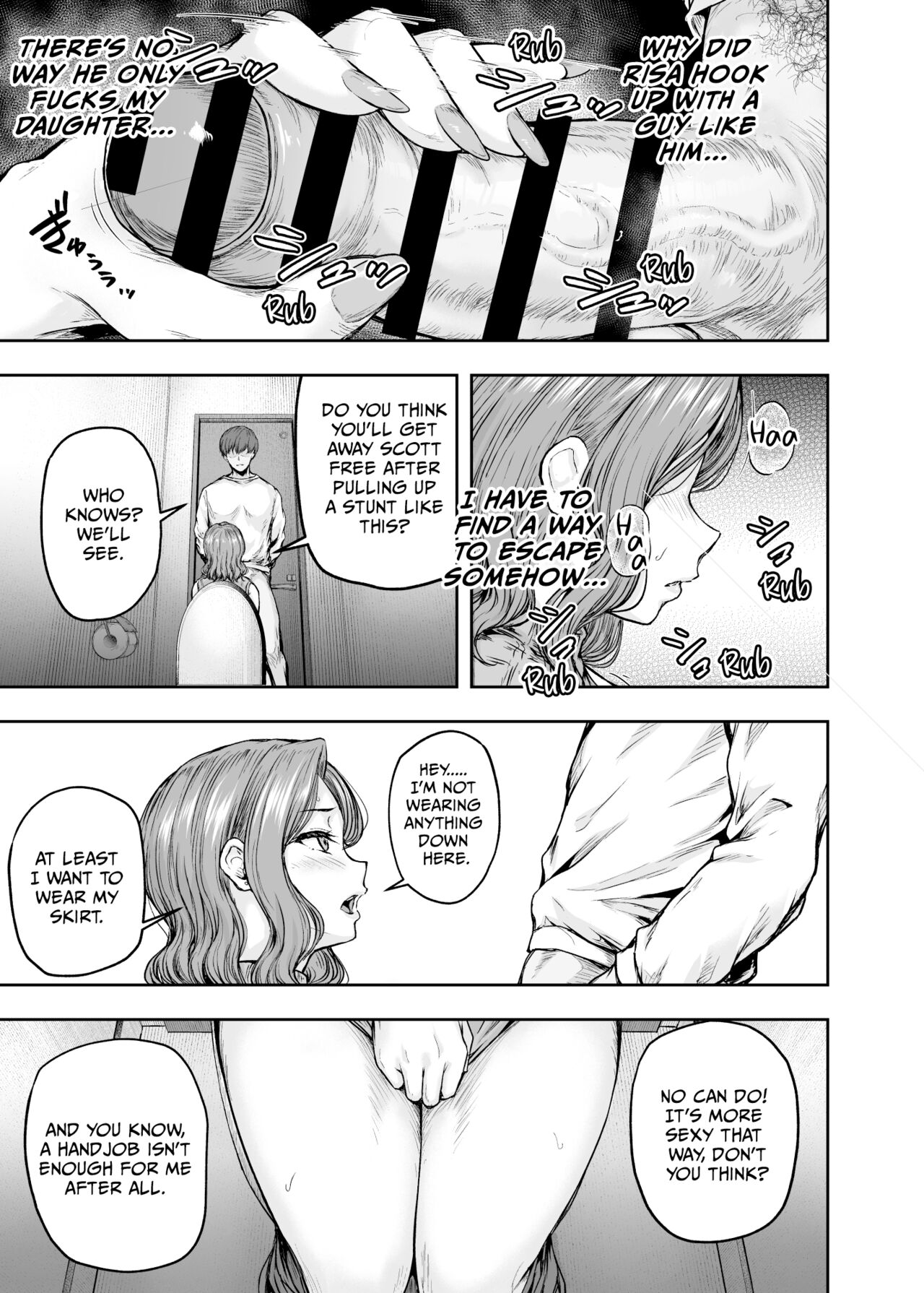 [Sazareito (Ohnaka Ito)]Mama ga Muchuu na Musume no Kareshi 1 - Kono Chinpo wa Kyouikujou Yoroshikunai node Mama ga Shori Shimasu.[English] [Vivid Rabbit Translation] [Digital] Page 44