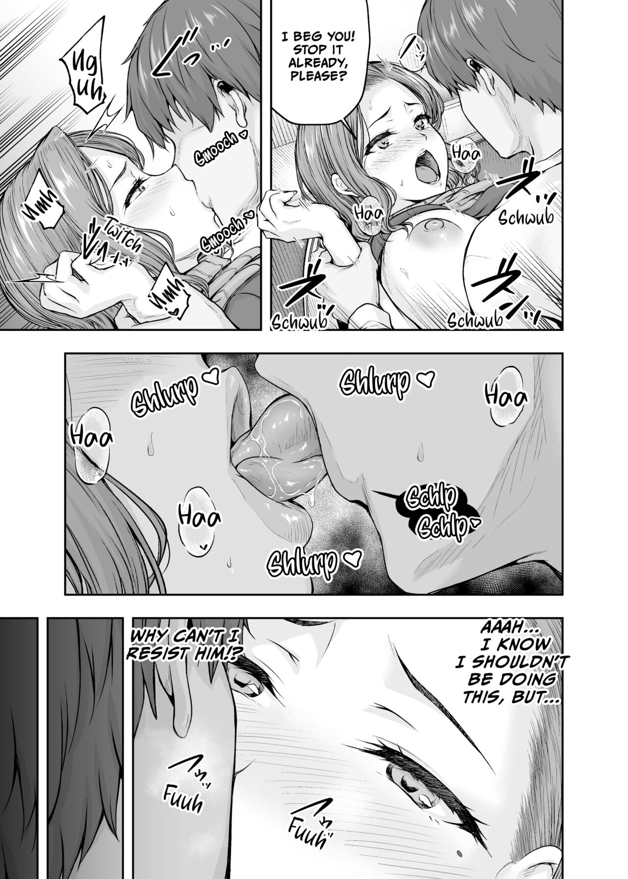 [Sazareito (Ohnaka Ito)]Mama ga Muchuu na Musume no Kareshi 1 - Kono Chinpo wa Kyouikujou Yoroshikunai node Mama ga Shori Shimasu.[English] [Vivid Rabbit Translation] [Digital] Page 56