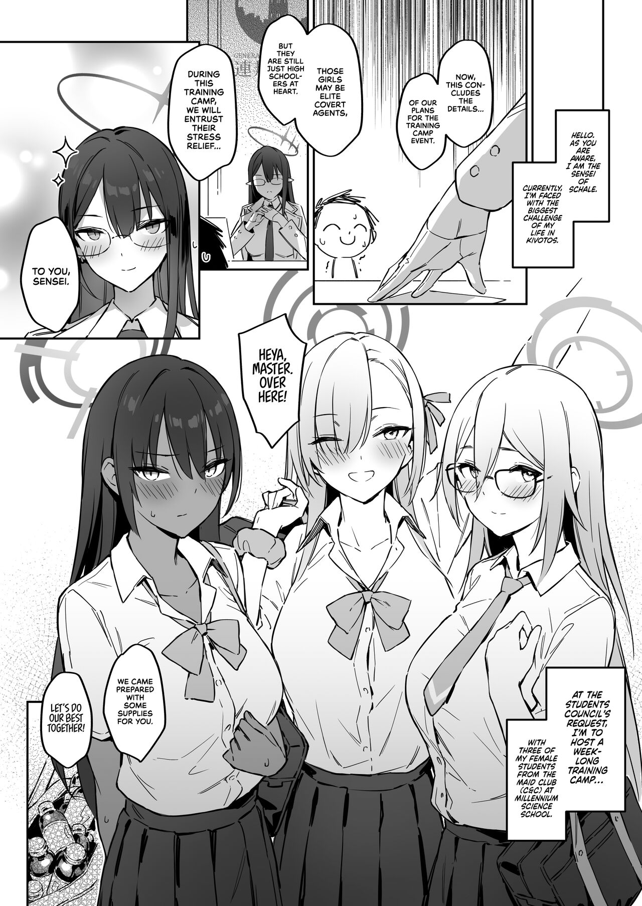 [Zen]Natsubi Gasshuku Sakusen Keikaku - C&C SUMMER MAIDEN CAMP(Blue Archive) [English] [RedLantern] [Digital] Page 3