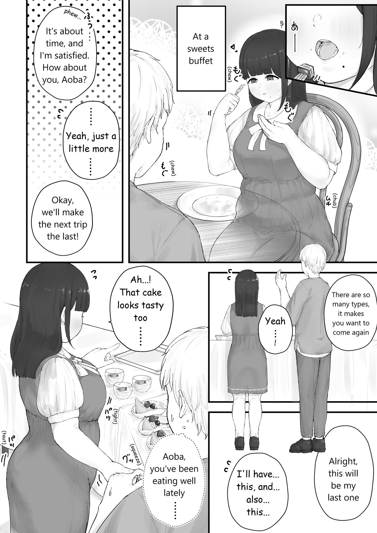 [habutton]Aoba's Weight Gain(English) (Ongoing) Page 9