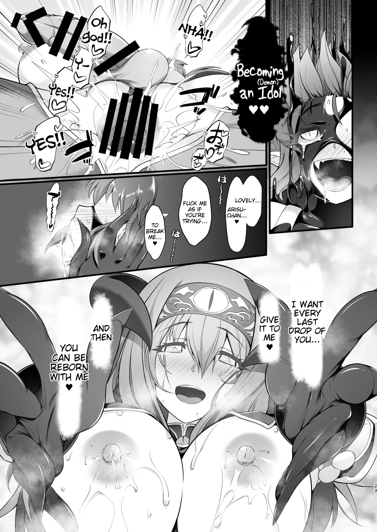 [CHARAN PORAN (Nekono Matatabi)]Taimanin Arisu III -Ochi Yuku Taima no Yousei-(THE IDOLM@STER CINDERELLA GIRLS) [English] [Digital] Page 23