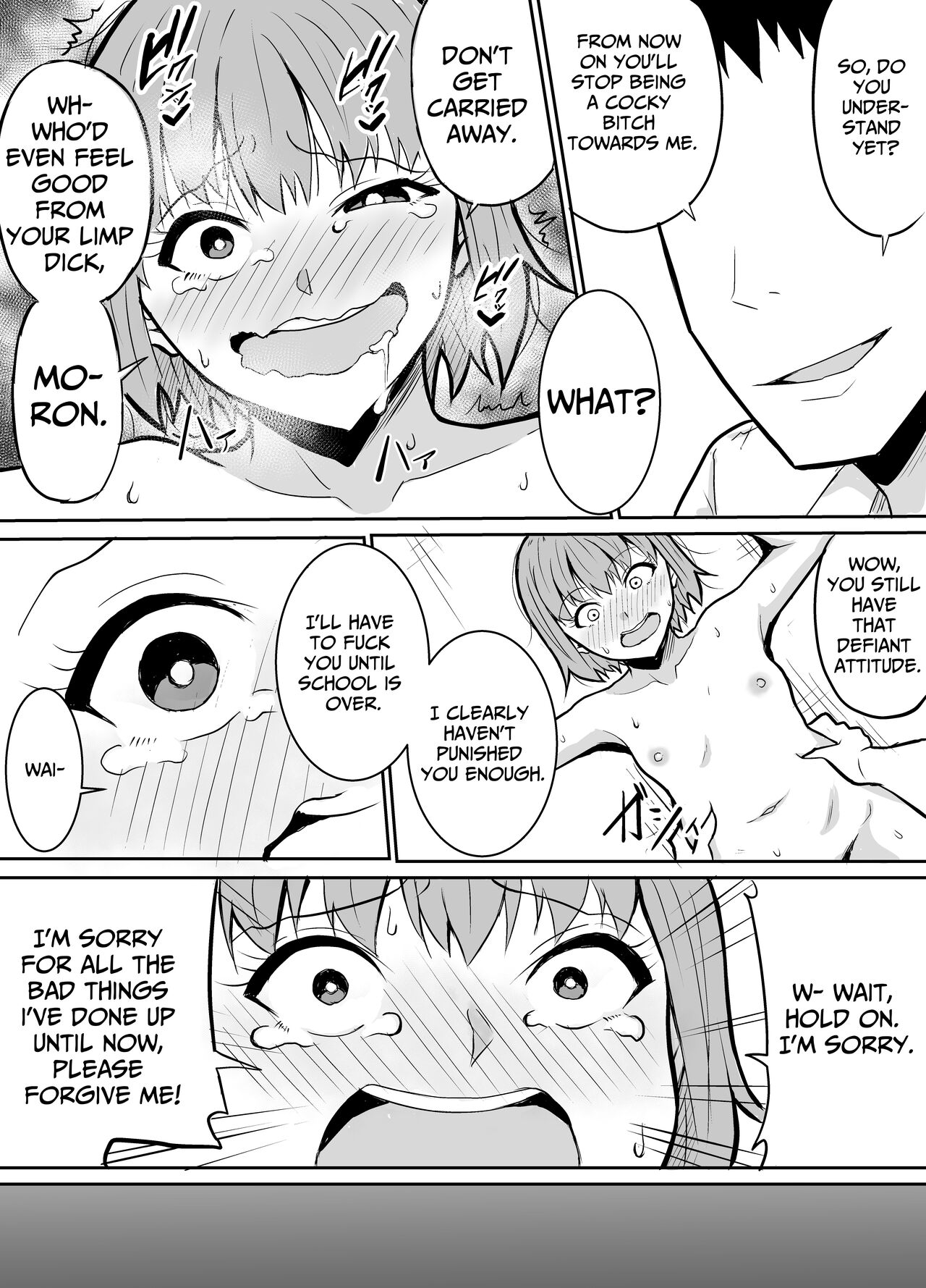 [Kinukazu Koubou (Kinuzuka Kazuki)]Tonari no Class no Namaiki Joshi o Wakaraseru Hanashi | I'll Teach That Insolent Bitch In The Other Class A Lesson[English] [Penguin Piper] Page 18