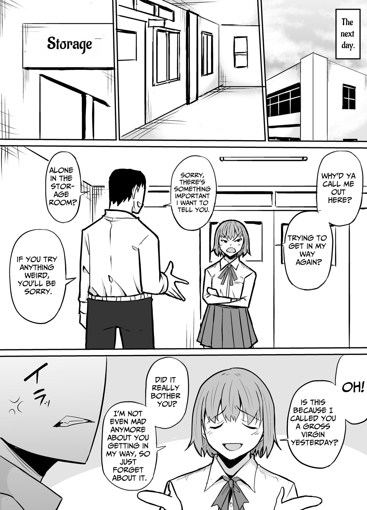 [Kinukazu Koubou (Kinuzuka Kazuki)]Tonari no Class no Namaiki Joshi o Wakaraseru Hanashi | I'll Teach That Insolent Bitch In The Other Class A Lesson[English] [Penguin Piper] Page 6