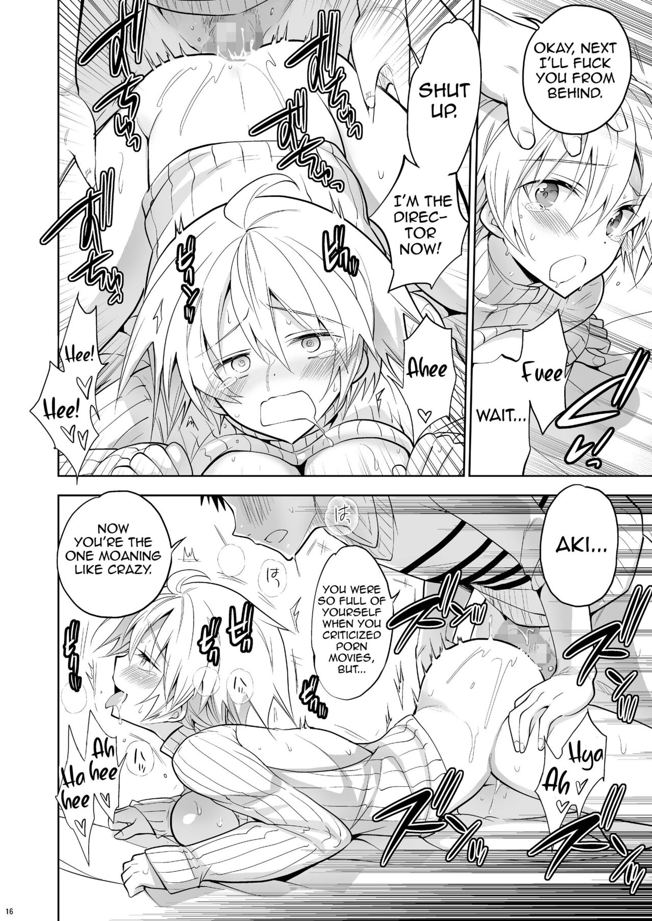 [T-NORTH (Matsumoto Mitohi.)]Q.N.A. Kyuu ni Nyotaika shita node Otoko Tomodachi to Self AV Totte mita.[English] [Digital] Page 16