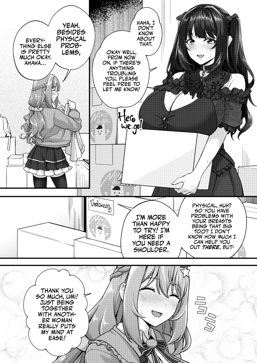 [Kannko Bokujyo (Kannko)]Mega Busty Breastmilk Constitution Me & Jirai-style Fashion Futanari Dickgirl's Cohabitation Life[Digital] [English] [A Cool Person] Page 6