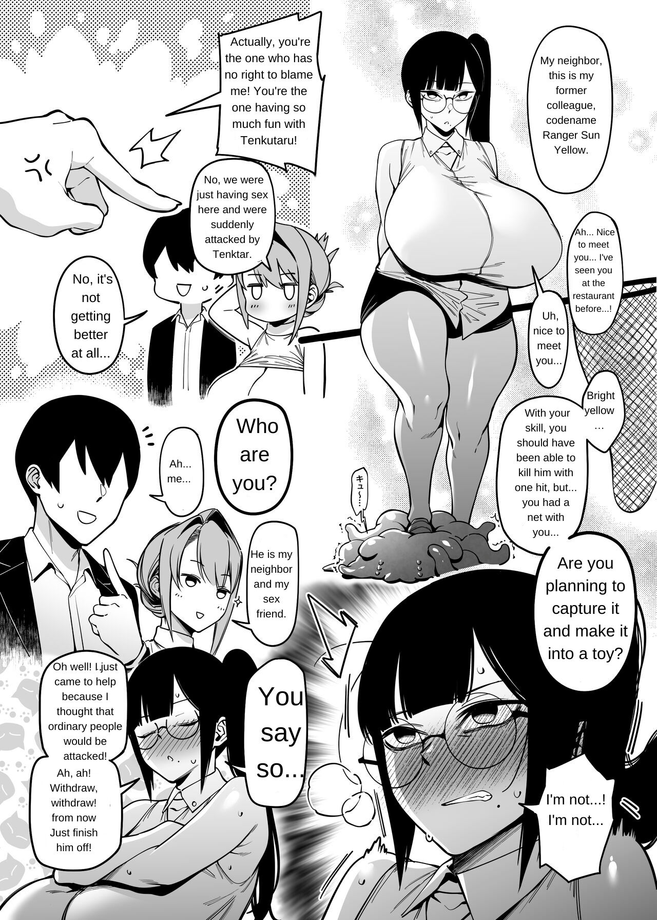 [F.W.ZHolic (FAN)]Otonari-san wa Yami Soshiki ni Nikutai Kaizou sareta Moto Seigi Sentai Member deshita 3[English] [Digital] Page 27