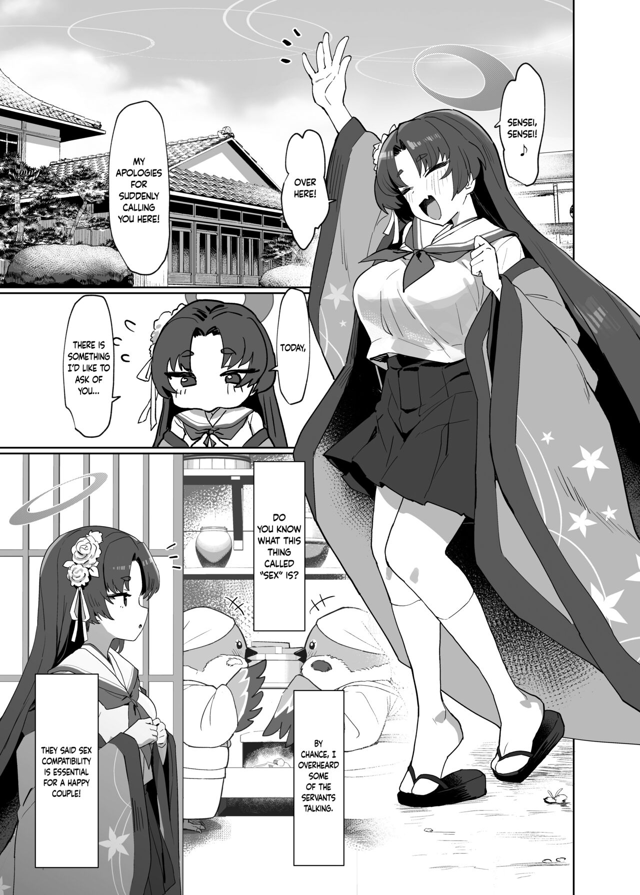 [Ballistic onahole (Б)]Sex no Junbi wa... Perfect ni Totonotte Orimasu no yo! | I'm Perfectly Prepared... For Sex!(Blue Archive) [English] [Douzo Lad Translations] [Digital] Page 2