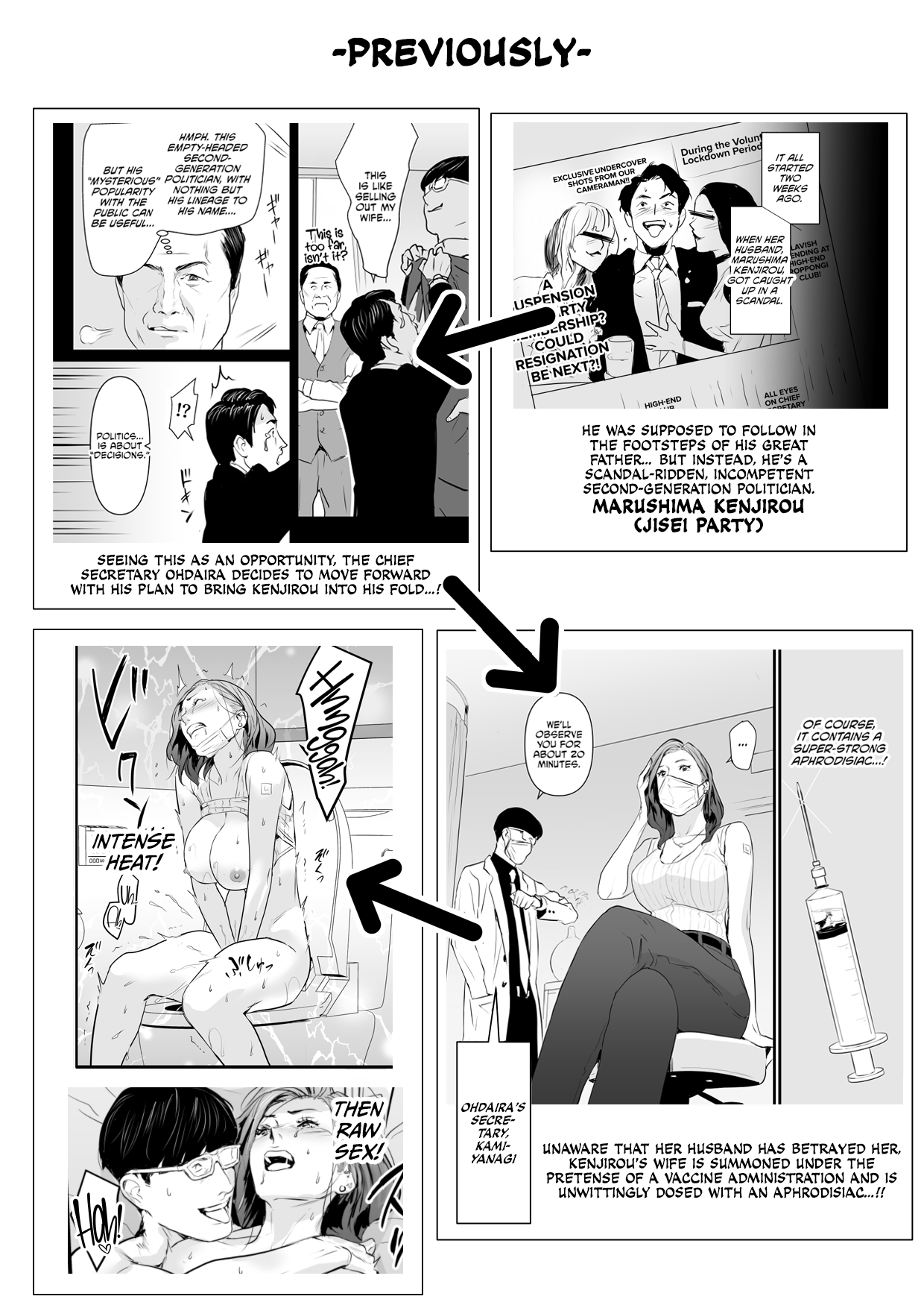 [Yachou (Bloiler Yachou)]Sesshuken Ch.2 Kokkai Giin no Tsuma o "Wakuchin Sesshu" to Itsuwatte Biyakuzuke ni suru Hanashi[English] [CulturedCommissions] Page 2