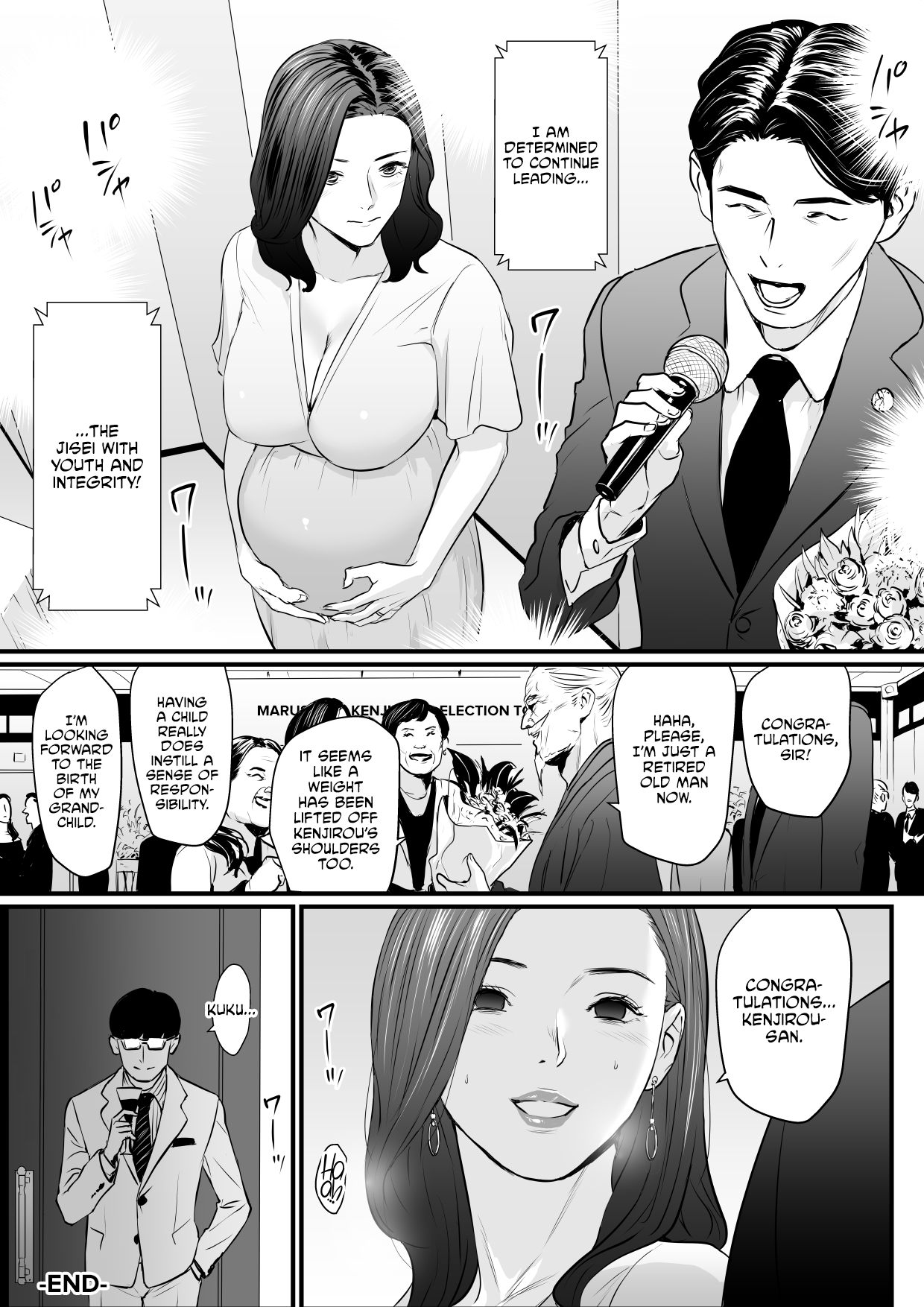[Yachou (Bloiler Yachou)]Sesshuken Ch.3 (Final) Kokkai Giin no Tsuma o  Wakuchin Sesshu  to Itsuwatte Biyakuzuke ni suru Hanashi[English] [CulturedCommissions] Page 41