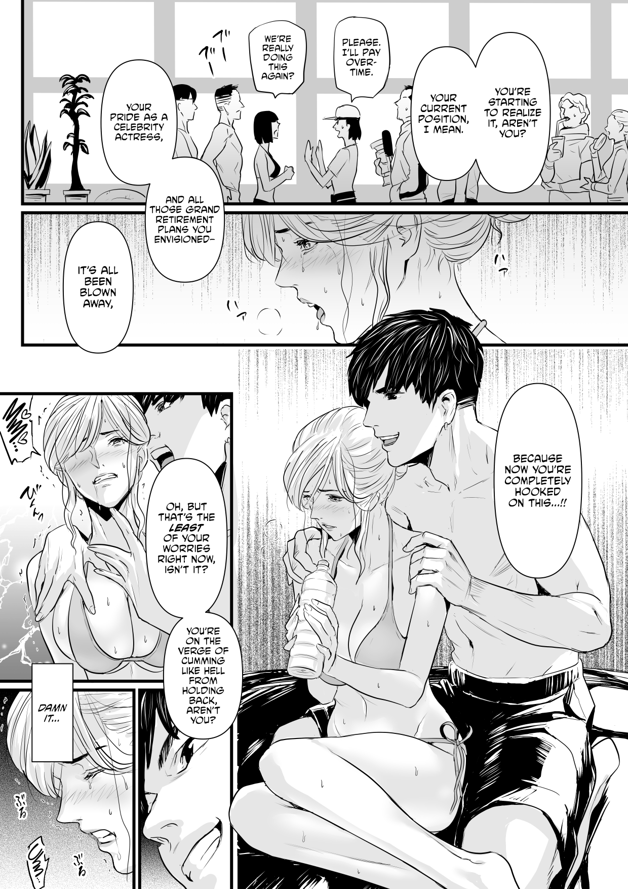 [Yachou (Bloiler Yachou)]Charisma AV Joyuu (23-sai) o Intai Tekkai suru made Ikasemakuru 2 Jikan Teishi Mono Hen[English] [CulturedCommissions] Page 37