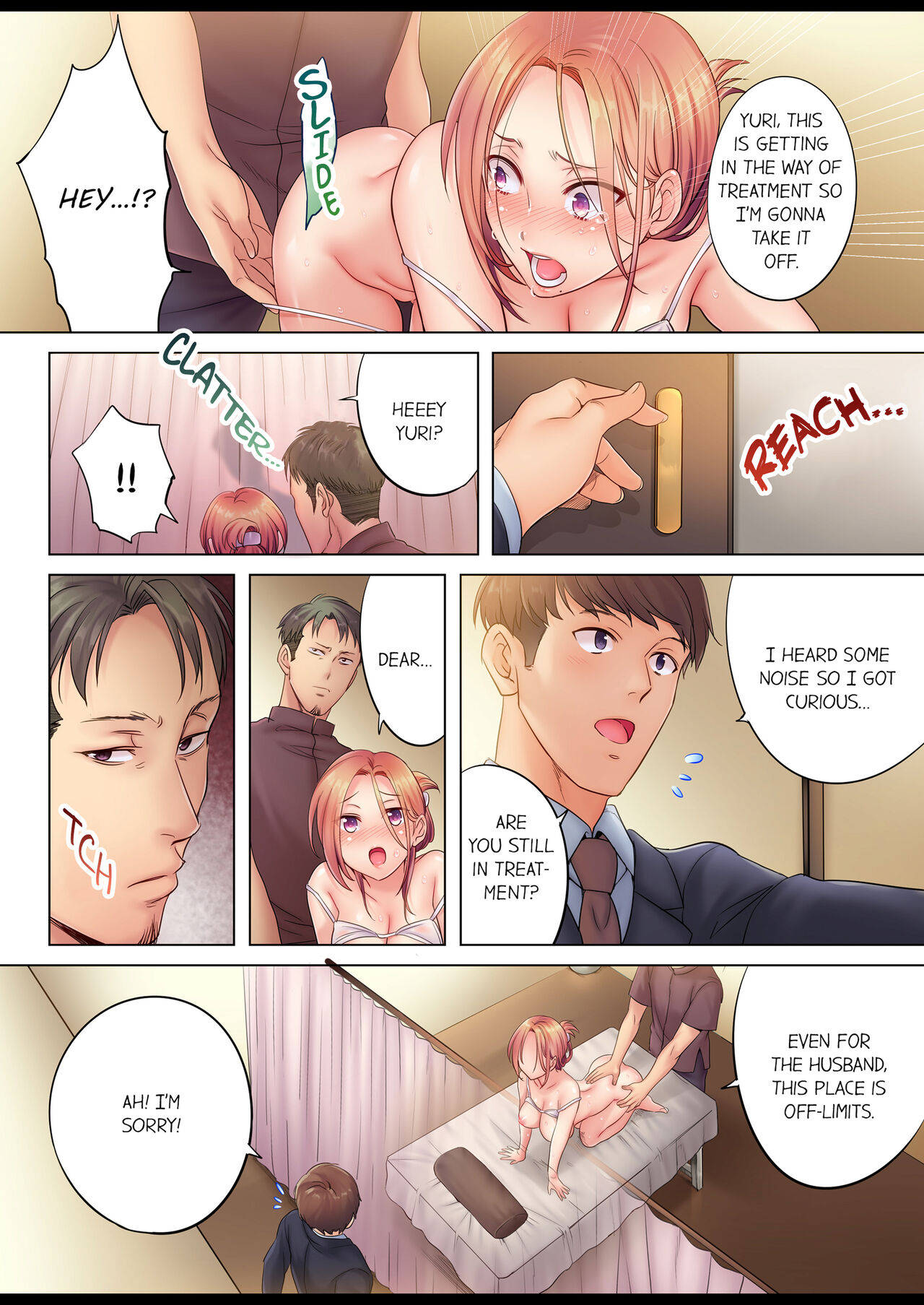 [FFC]Netori Esthe de, Konya, Tsuma ga.... | I Can't Resist His Massage! Cheating in Front of My Husband's Eyes Vol. 1-2[English] [Decensored] Page 16