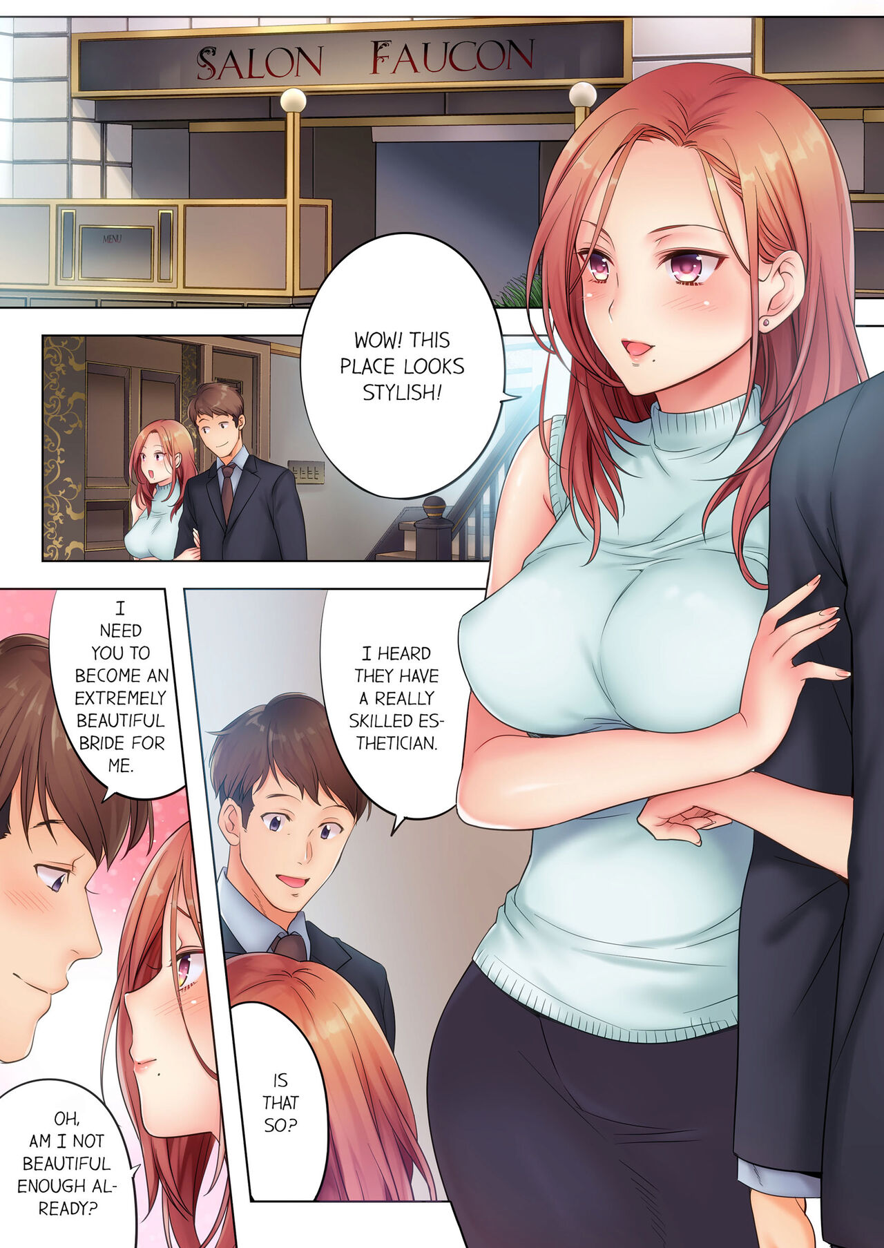 [FFC]Netori Esthe de, Konya, Tsuma ga.... | I Can't Resist His Massage! Cheating in Front of My Husband's Eyes Vol. 1-2[English] [Decensored] Page 2