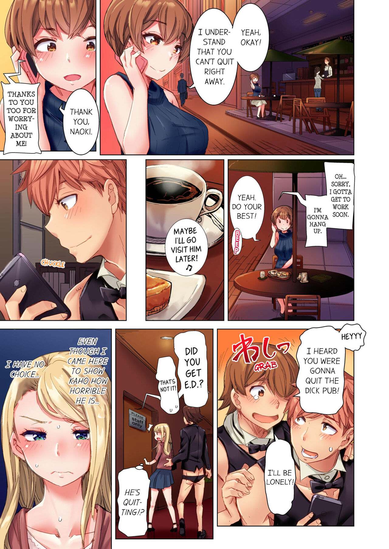 [Kira Hiroyoshi]Cin Pub! ~Anoko o Ikaseru no ga Ore no Oshigoto~ | The Dick Pub Vol. 1-2[English] [Decensored] [Ongoing] Page 101