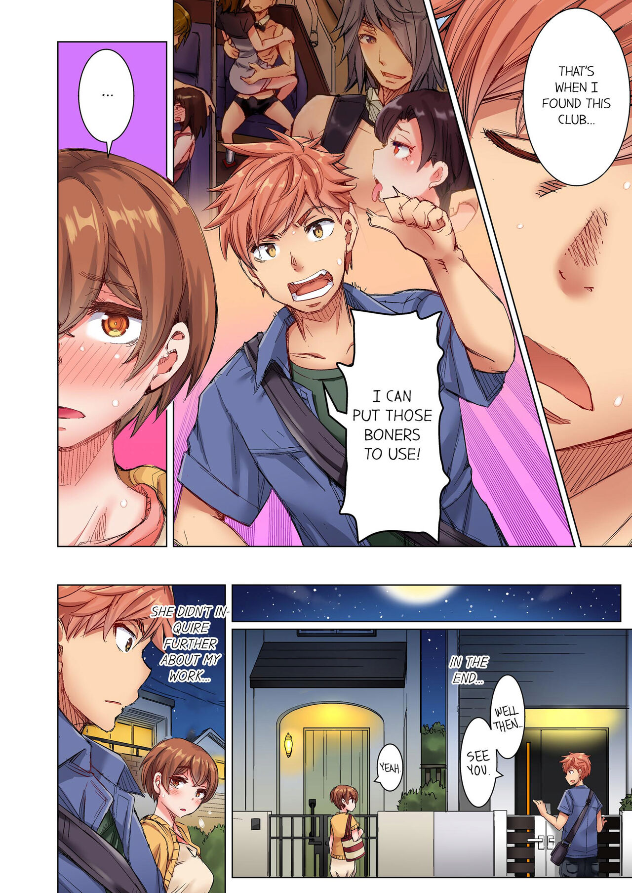 [Kira Hiroyoshi]Cin Pub! ~Anoko o Ikaseru no ga Ore no Oshigoto~ | The Dick Pub Vol. 1-2[English] [Decensored] [Ongoing] Page 43
