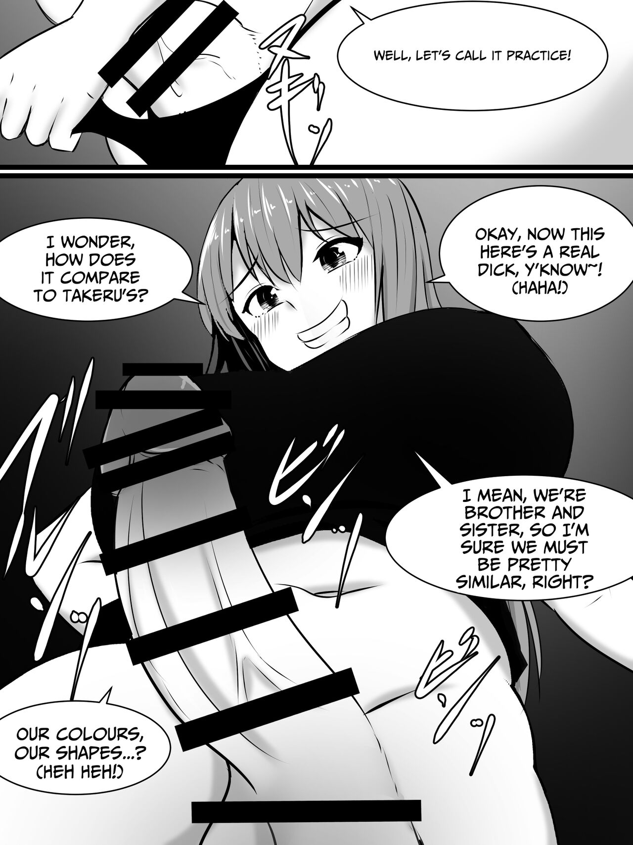 [Sazameki Dori (Sazameki)]Ore no Jiman no Kanojo ga, Chinchin Dekai Ore no Nee-chan ni Netorareta!? | My Amazing Girlfriend Was Cucked From Me By My Big Dick Sister!?[English] [Kusanuu] Page 19