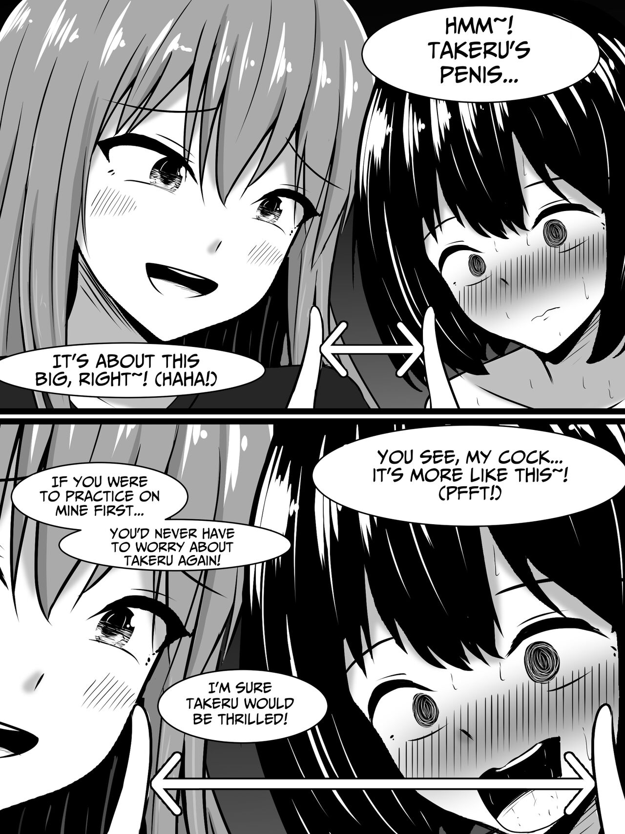 [Sazameki Dori (Sazameki)]Ore no Jiman no Kanojo ga, Chinchin Dekai Ore no Nee-chan ni Netorareta!? | My Amazing Girlfriend Was Cucked From Me By My Big Dick Sister!?[English] [Kusanuu] Page 25
