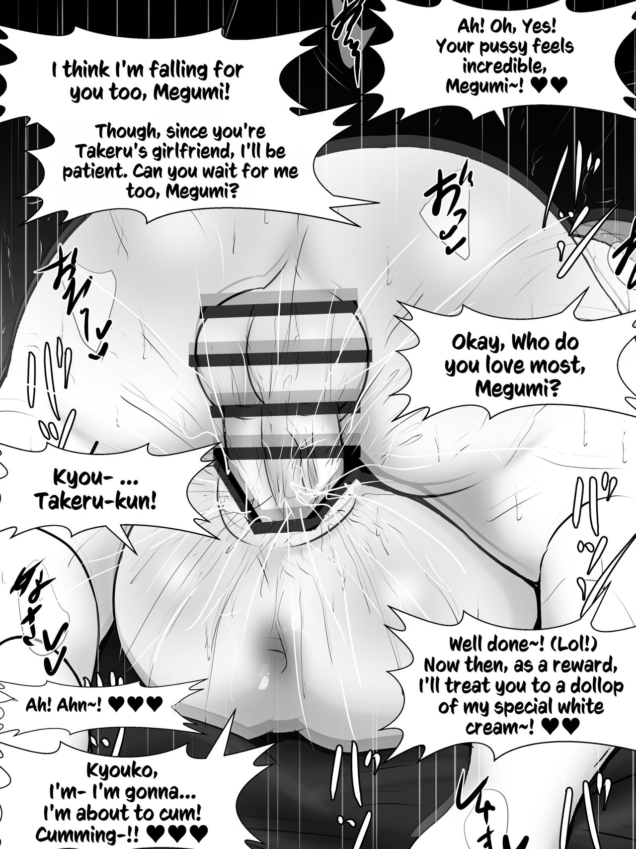 [Sazameki Dori (Sazameki)]Ore no Jiman no Kanojo ga, Chinchin Dekai Ore no Nee-chan ni Netorareta!? | My Amazing Girlfriend Was Cucked From Me By My Big Dick Sister!?[English] [Kusanuu] Page 35
