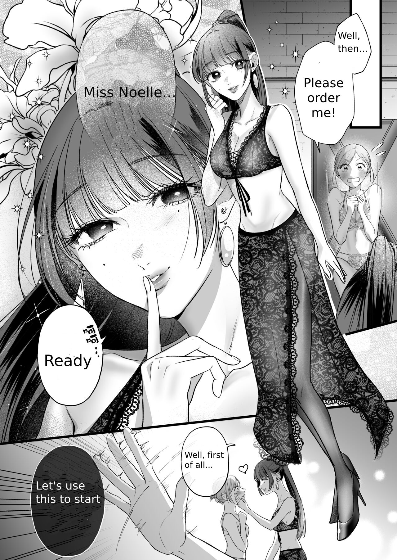 The story of an exhausted woman being beaten by a lustful woman Page 10