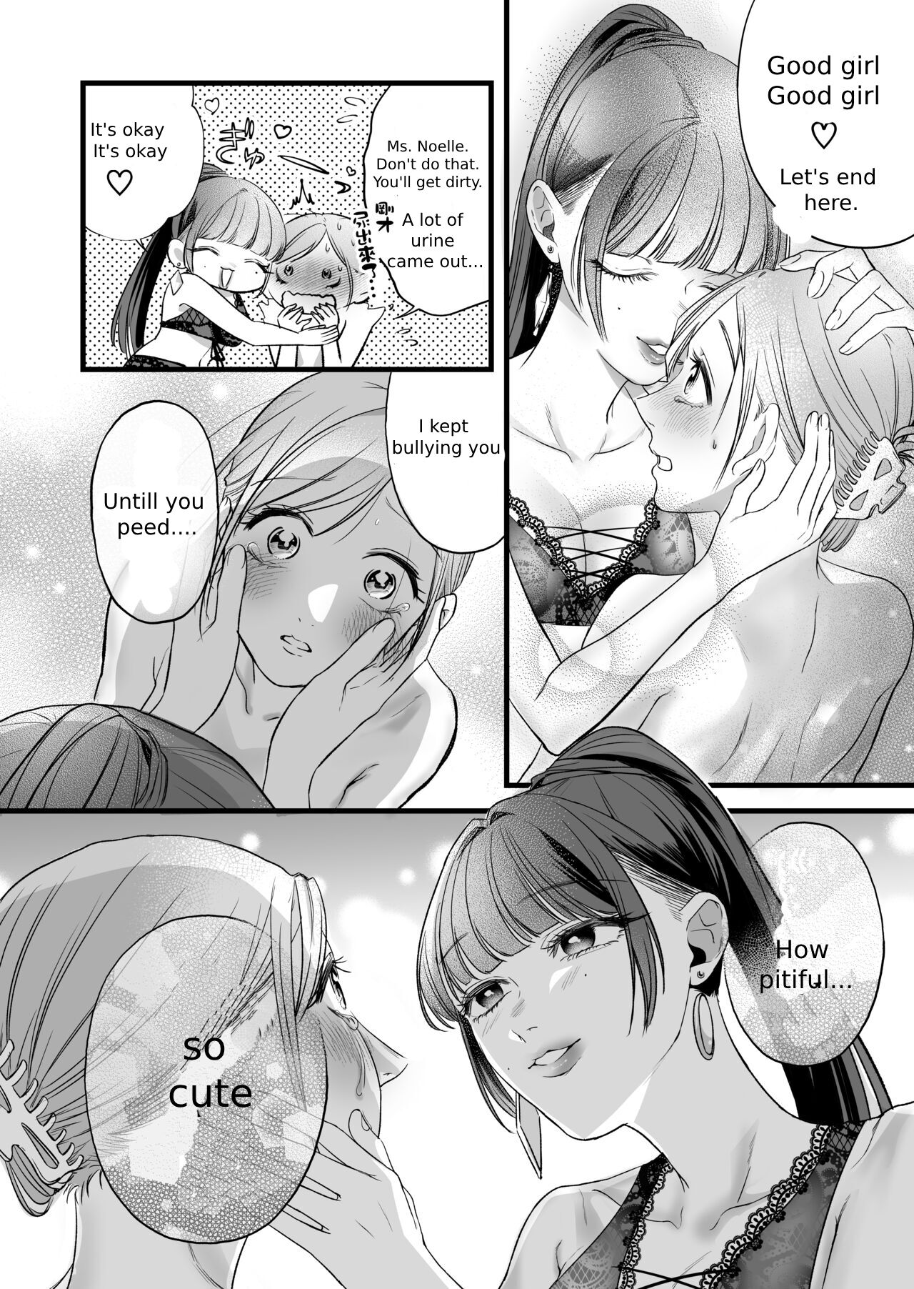 The story of an exhausted woman being beaten by a lustful woman Page 20