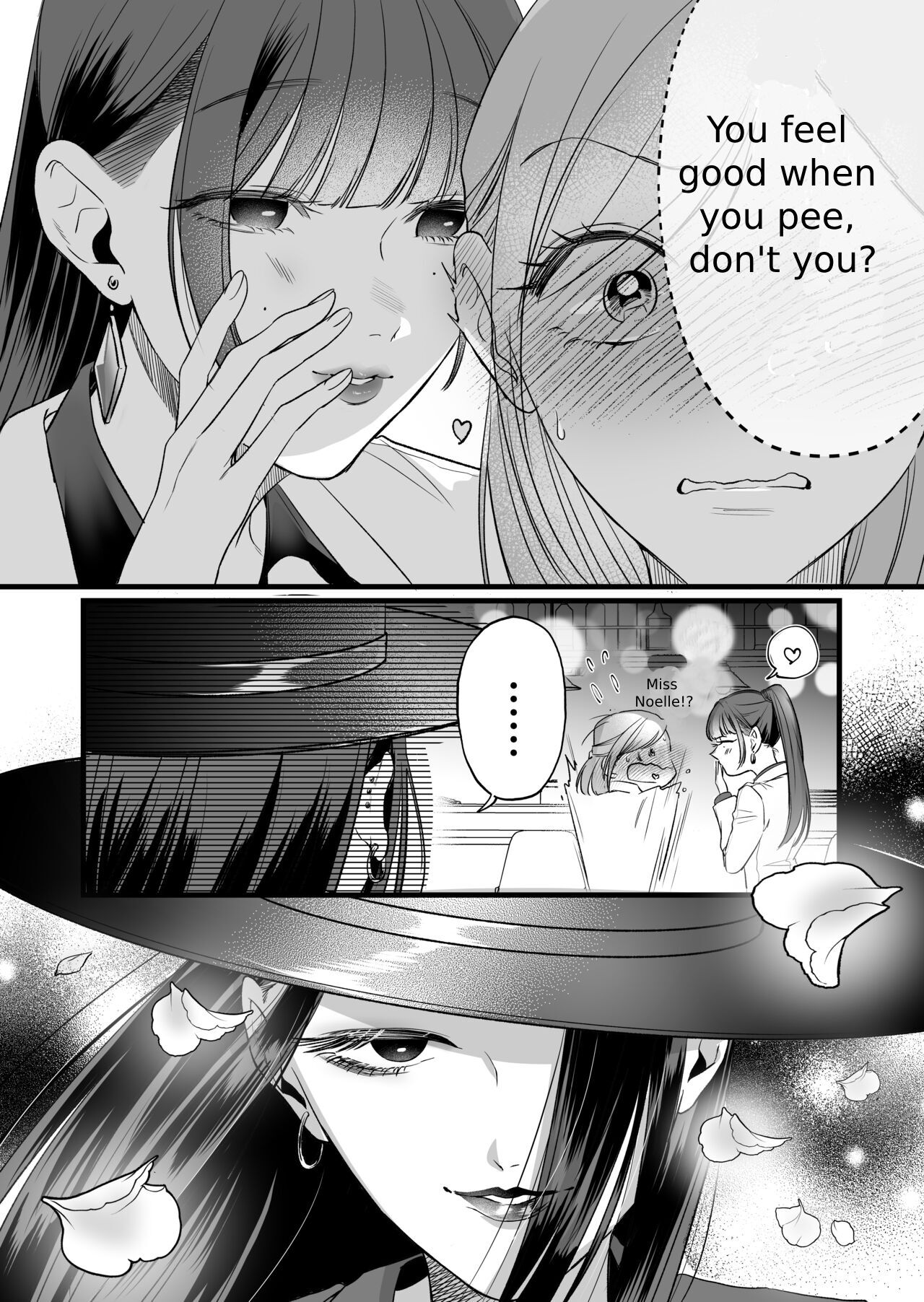 The story of an exhausted woman being beaten by a lustful woman Page 22