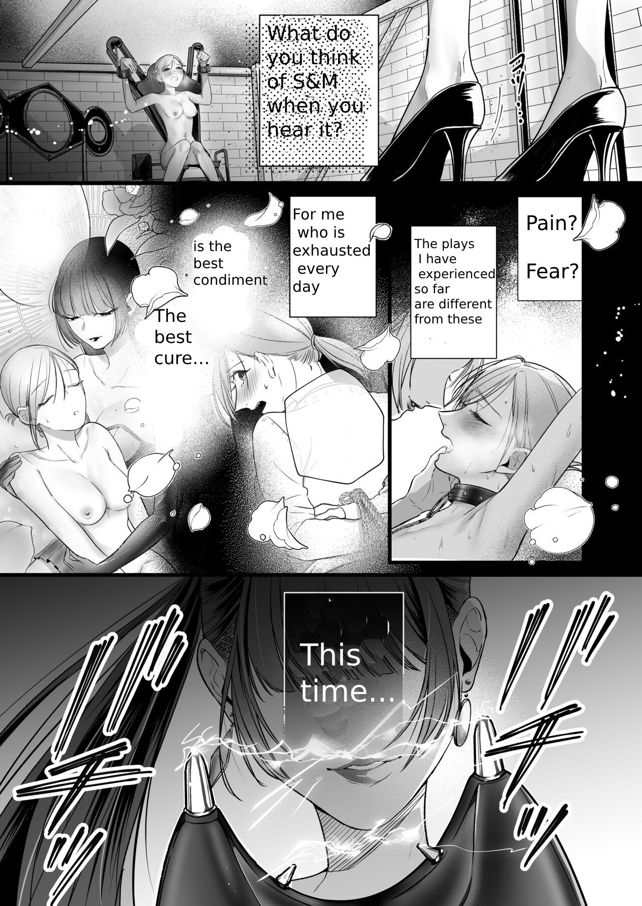 The story of an exhausted woman being beaten by a lustful woman Page 3
