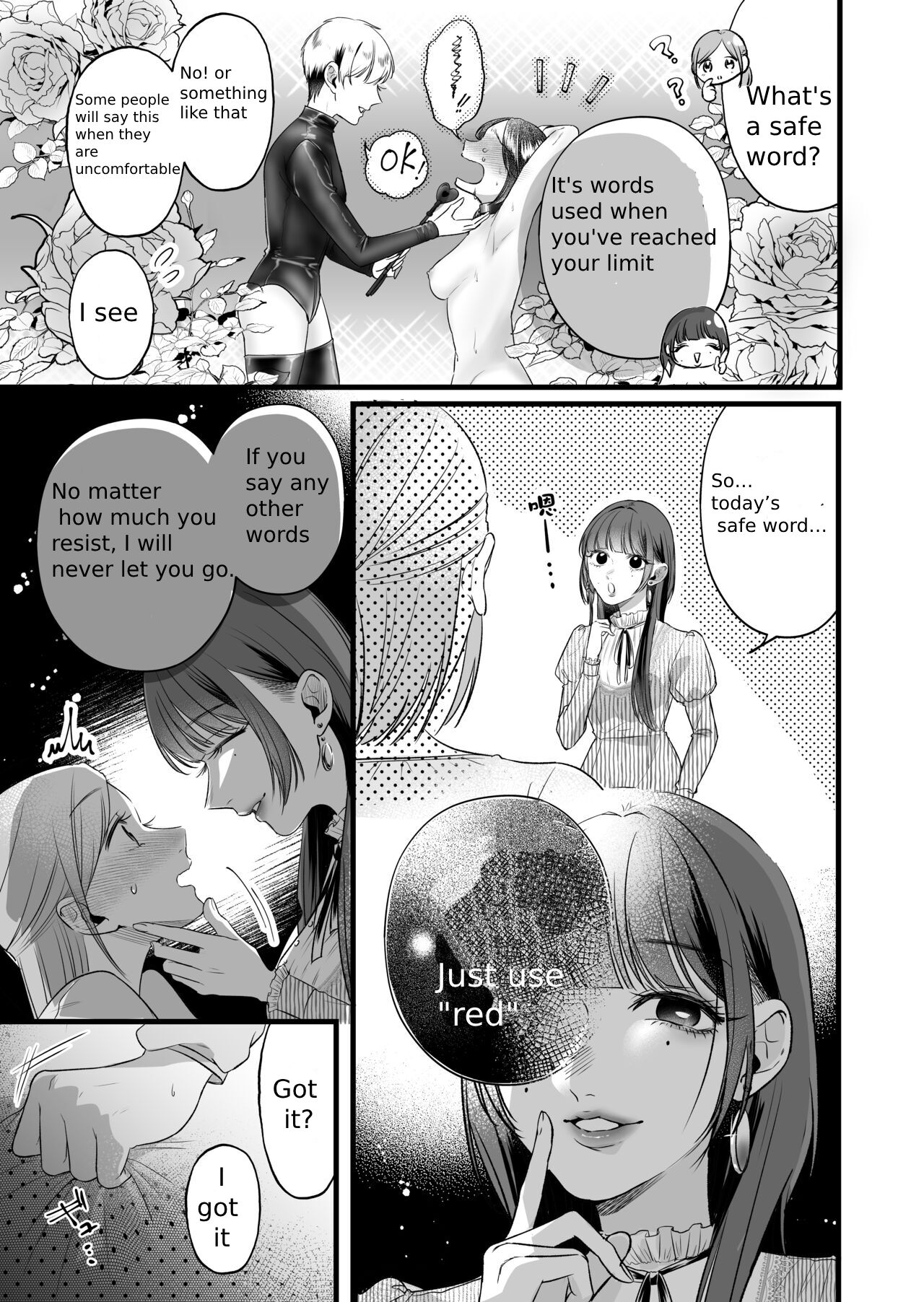 The story of an exhausted woman being beaten by a lustful woman Page 9
