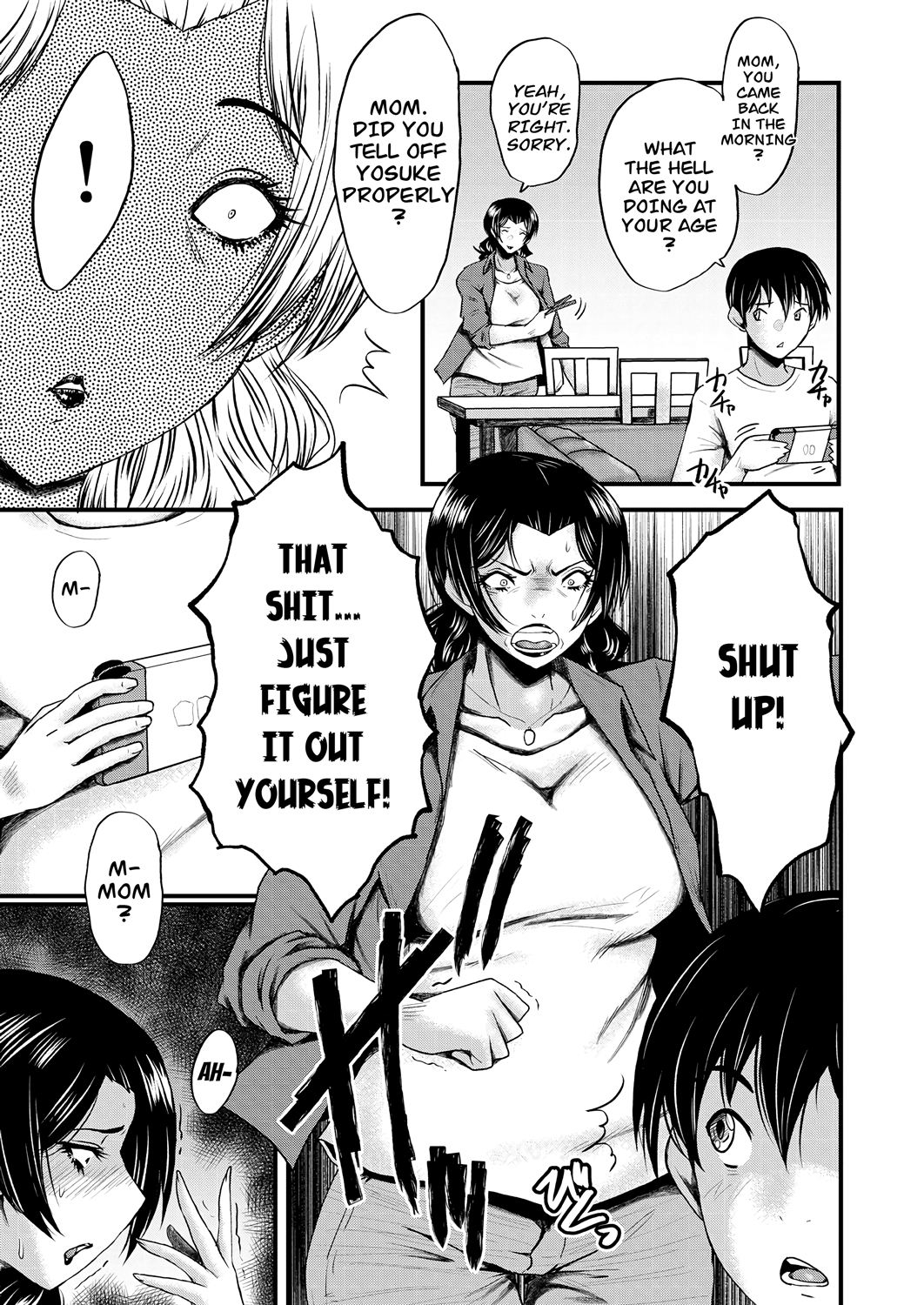 [Sink]Inmon ~Kaa-san wa Onahole~ Sono 2 | My Mom Is An Onahole Chapter 2(COMIC MILF 2023-10 Vol. 74) [English] [CarlJPTL] [Digital] Page 21
