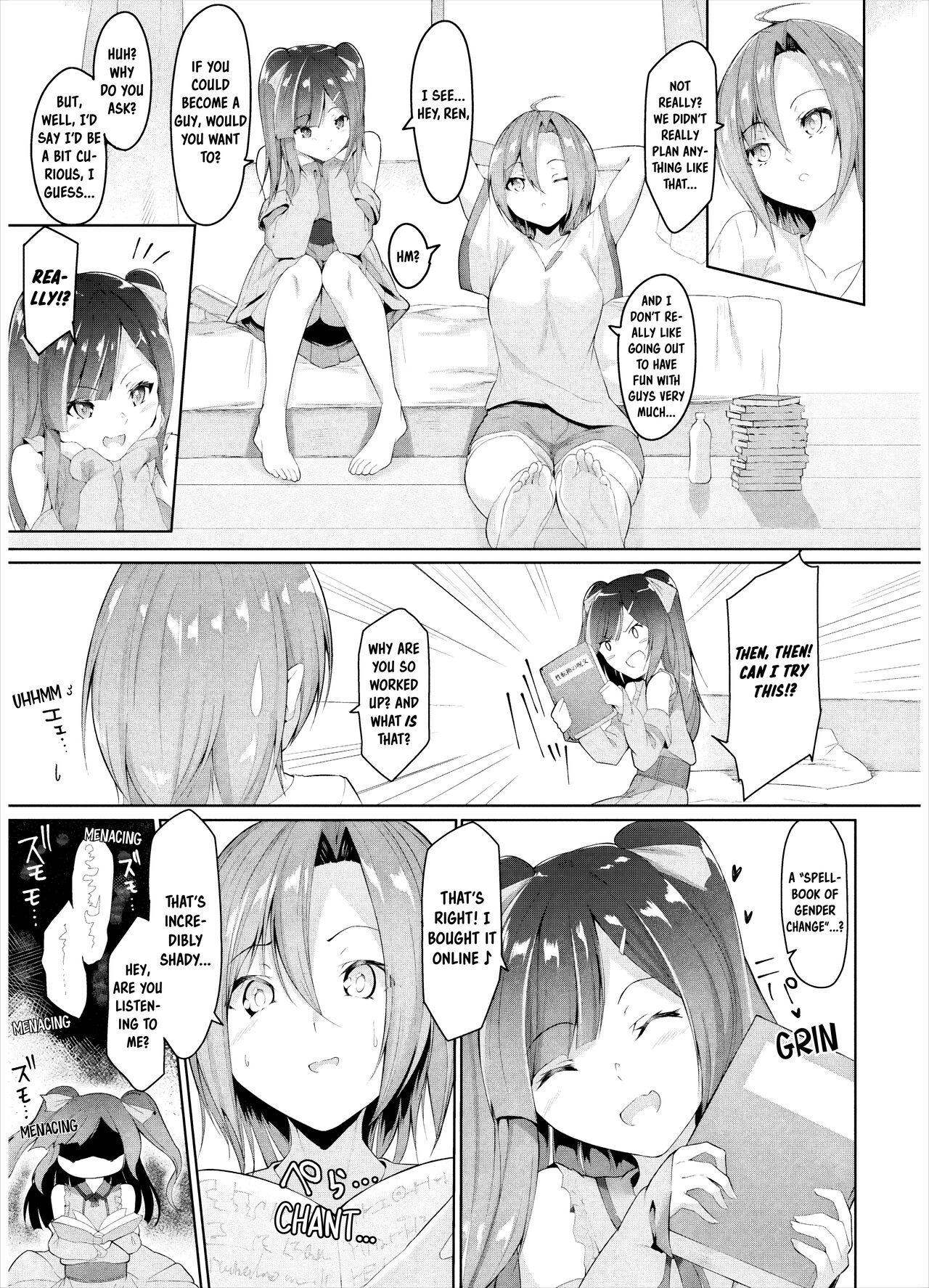 [Random]Change!? ~Seitenkan no Jumon~ | Change!? ~The Gender Swap Spell~(COMIC Unreal 2024-02 Vol. 107) [English] [Emily Manga Translations] [Digital] Page 3