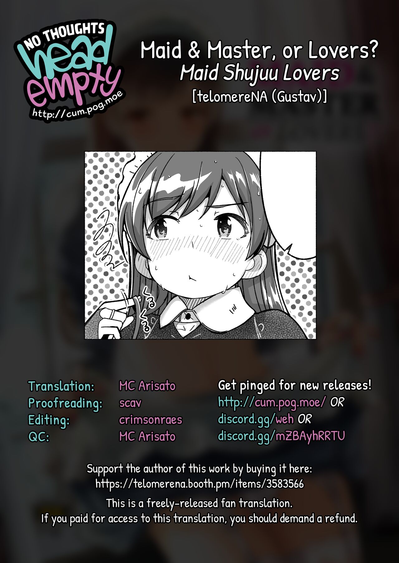 [telomereNA (Gustav)]Maid Shujuu Lovers(THE IDOLM@STER CINDERELLA GIRLS) [English] [head empty] [Digital] Page 77