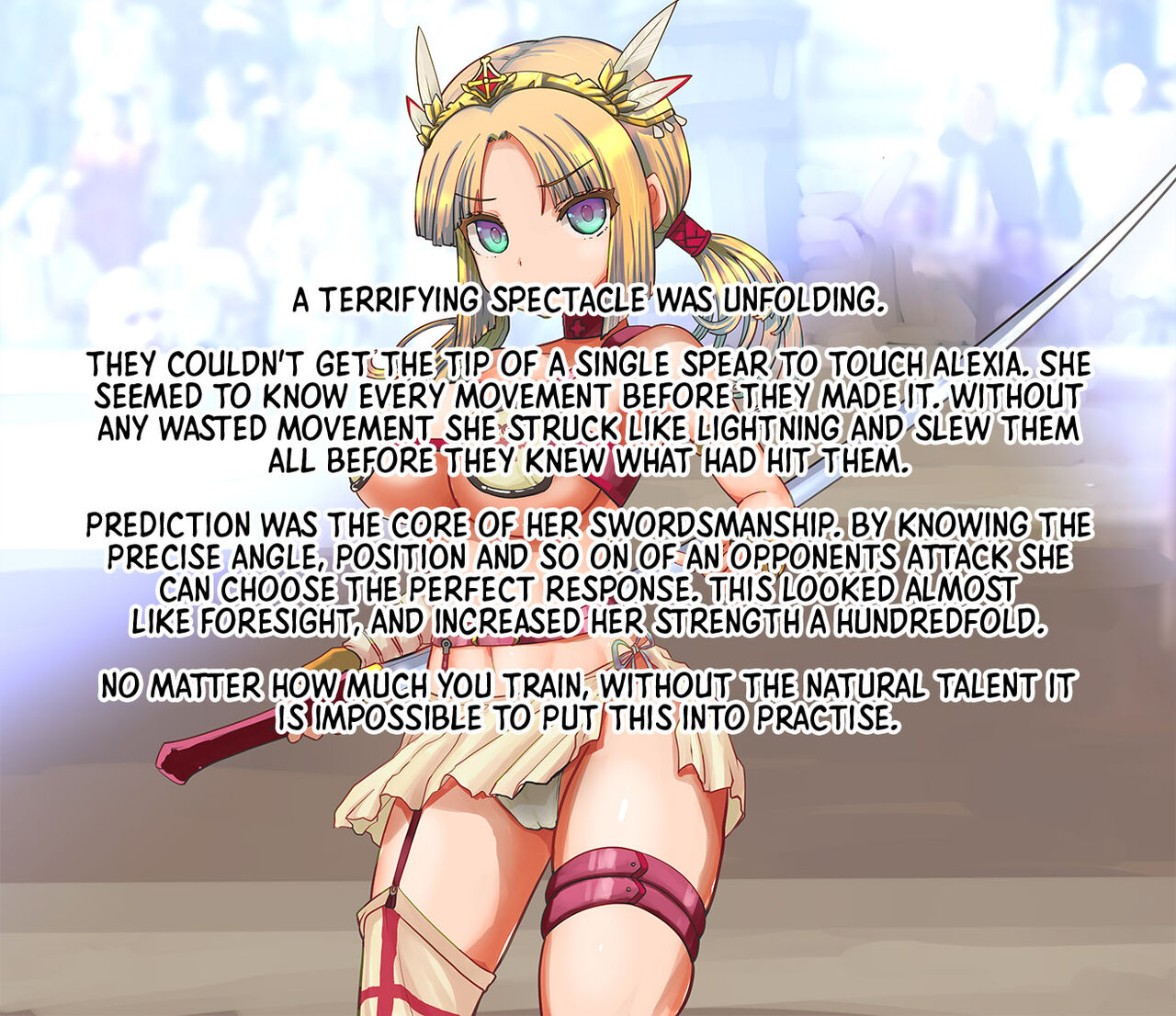 [Liberation (Mizusawa)]Kensei Joou Alexia | Queen Alexia, Sword Master [English] =TB= Page 73