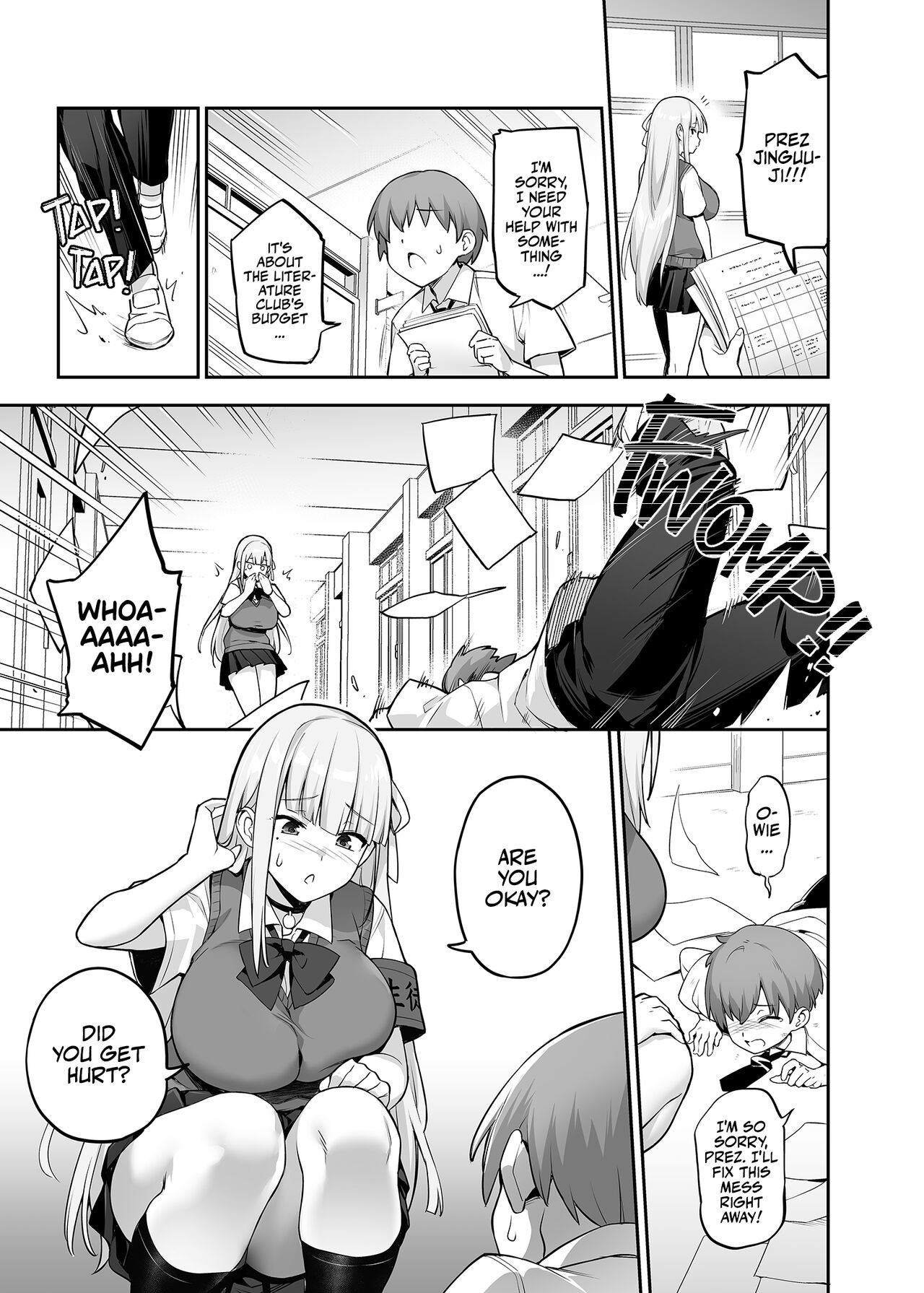 [TRY]Akogare no Seitokaichou ga Kyonyuu Sugiru Ken | Our Beloved School Prez's TITS are too BIG![English] [Team Rabu2] [Decensored] Page 10