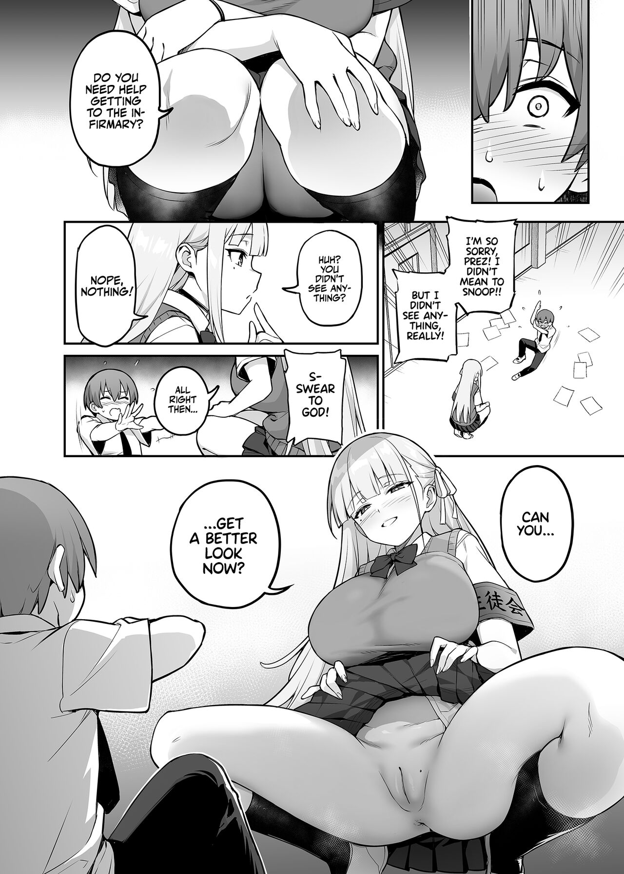 [TRY]Akogare no Seitokaichou ga Kyonyuu Sugiru Ken | Our Beloved School Prez's TITS are too BIG![English] [Team Rabu2] [Decensored] Page 11