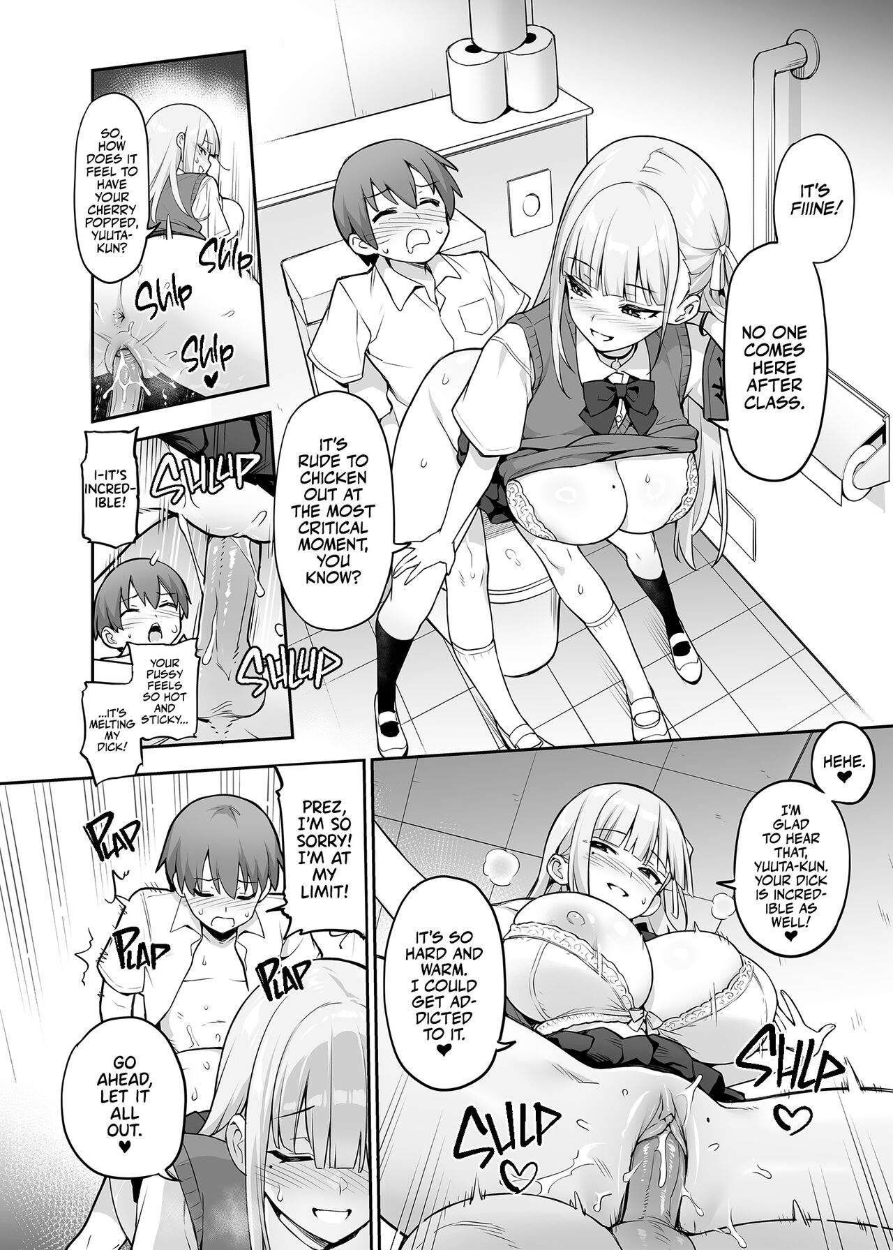 [TRY]Akogare no Seitokaichou ga Kyonyuu Sugiru Ken | Our Beloved School Prez's TITS are too BIG![English] [Team Rabu2] [Decensored] Page 13